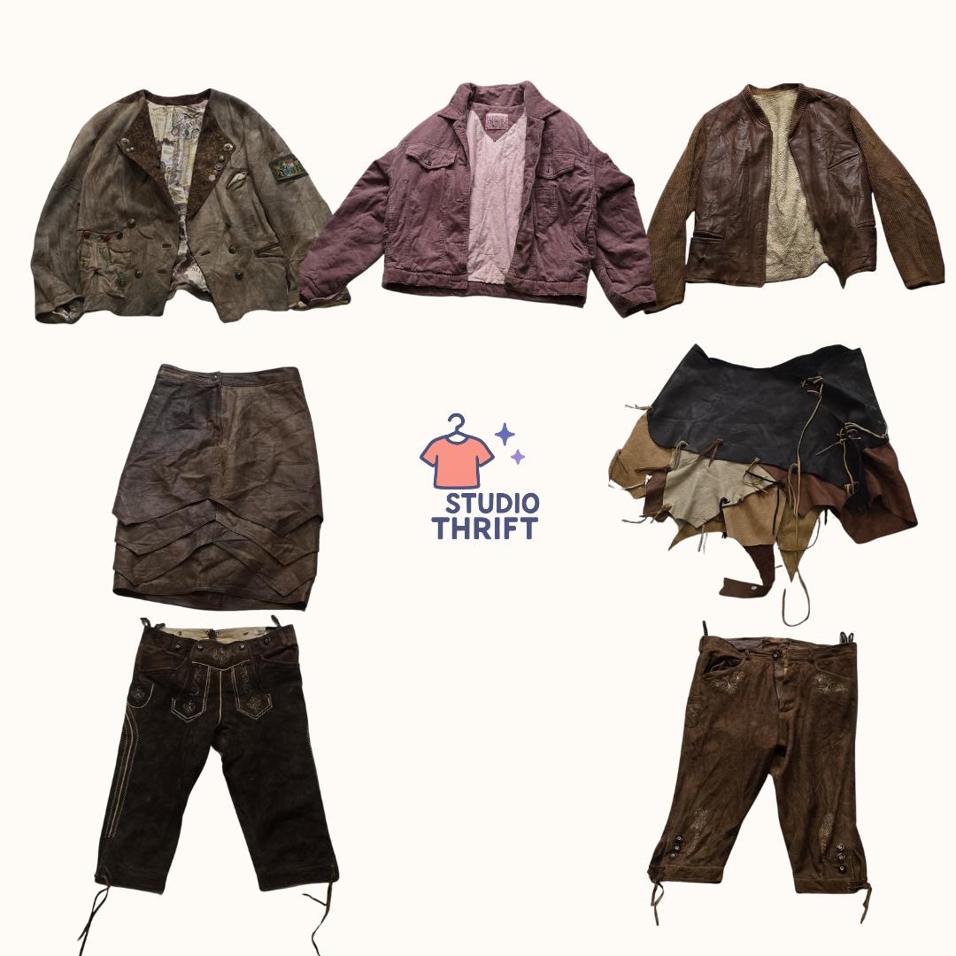 Y2K Vintage Leder Mix