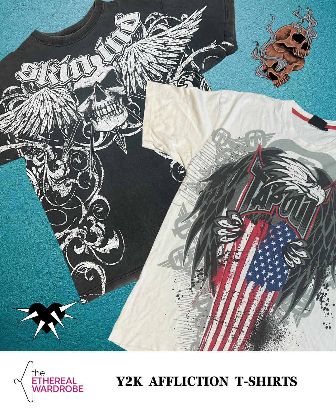 プレミアムY2K Tシャツ（TAPOUTを含む）