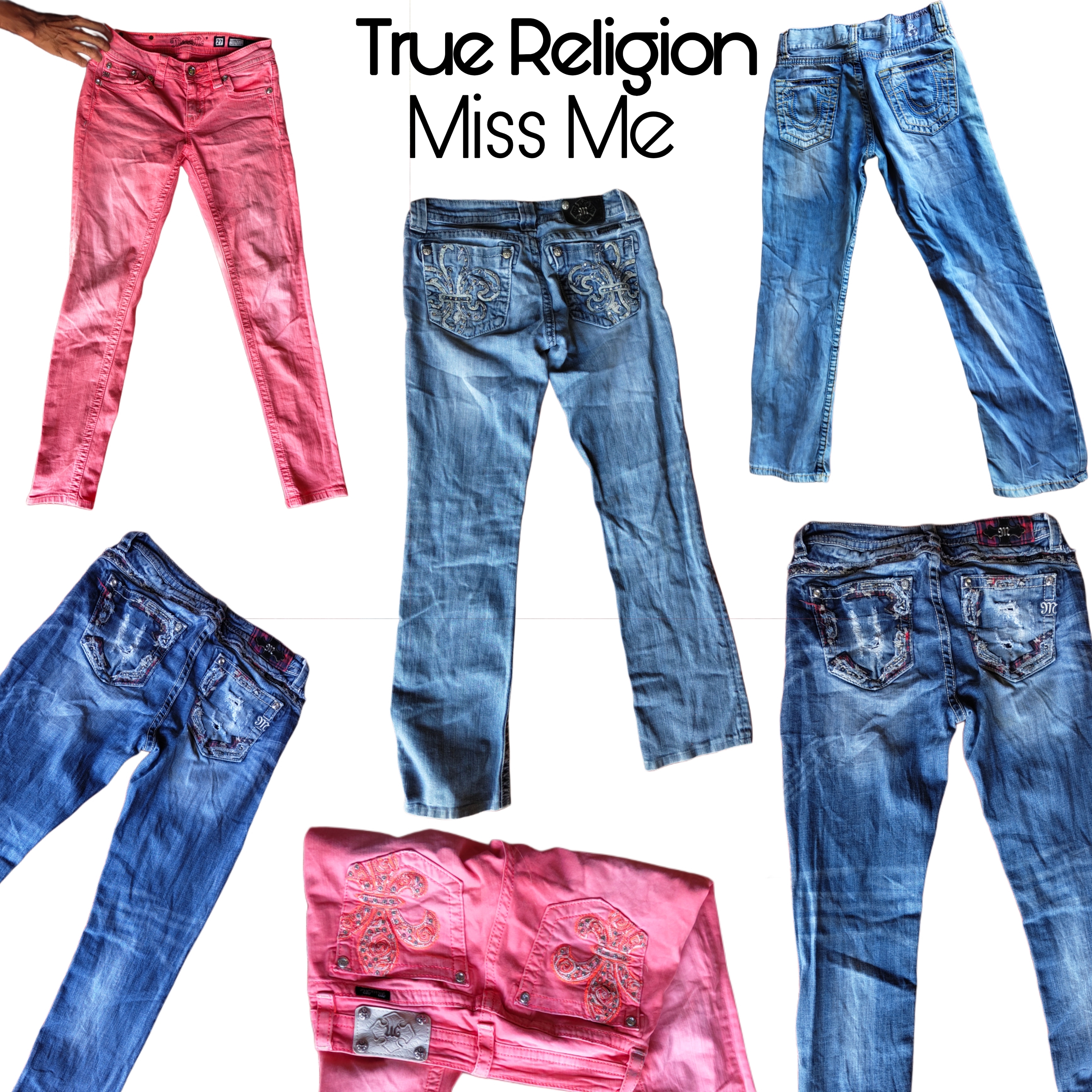 Miss me & True Religion Women's Jeans