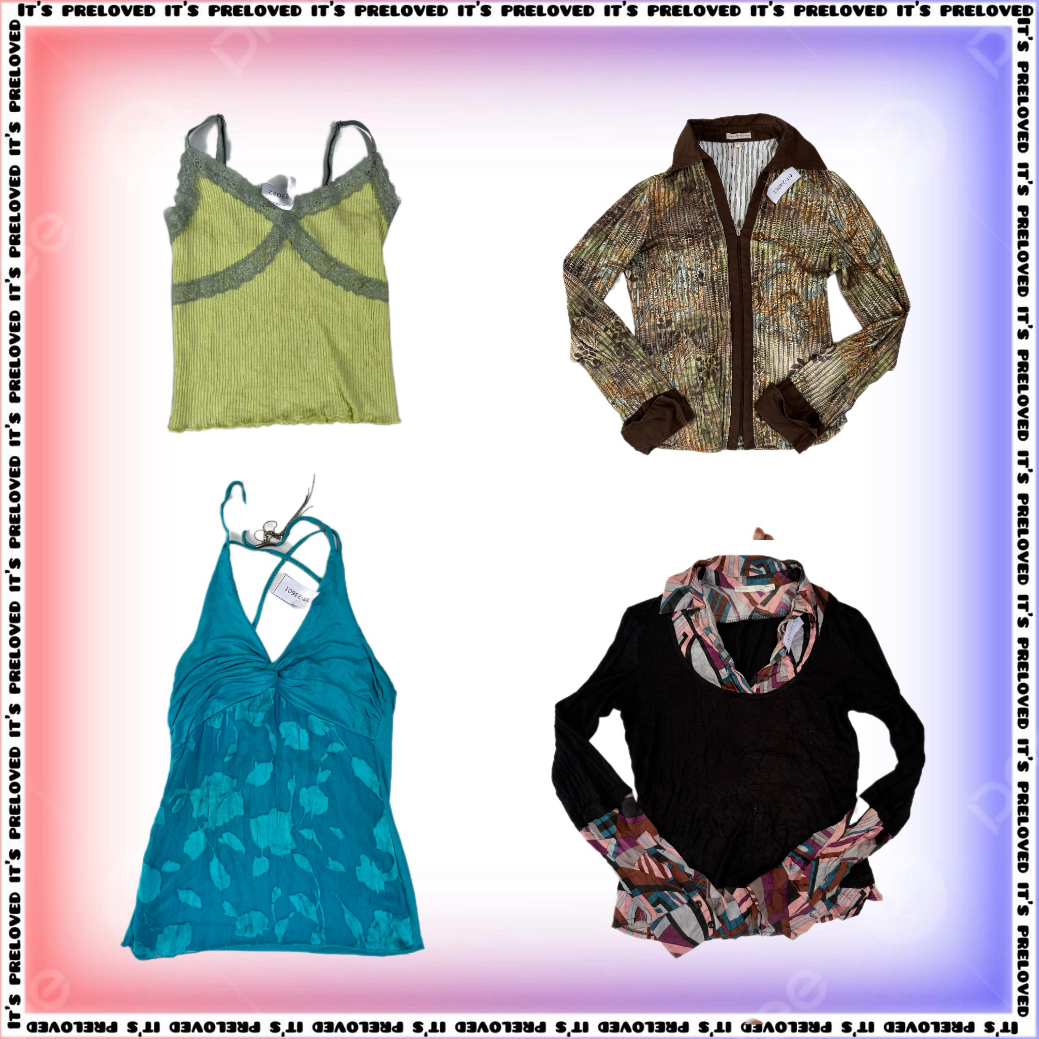 Y2K camis, tanks, tops SRK (SS-1341)