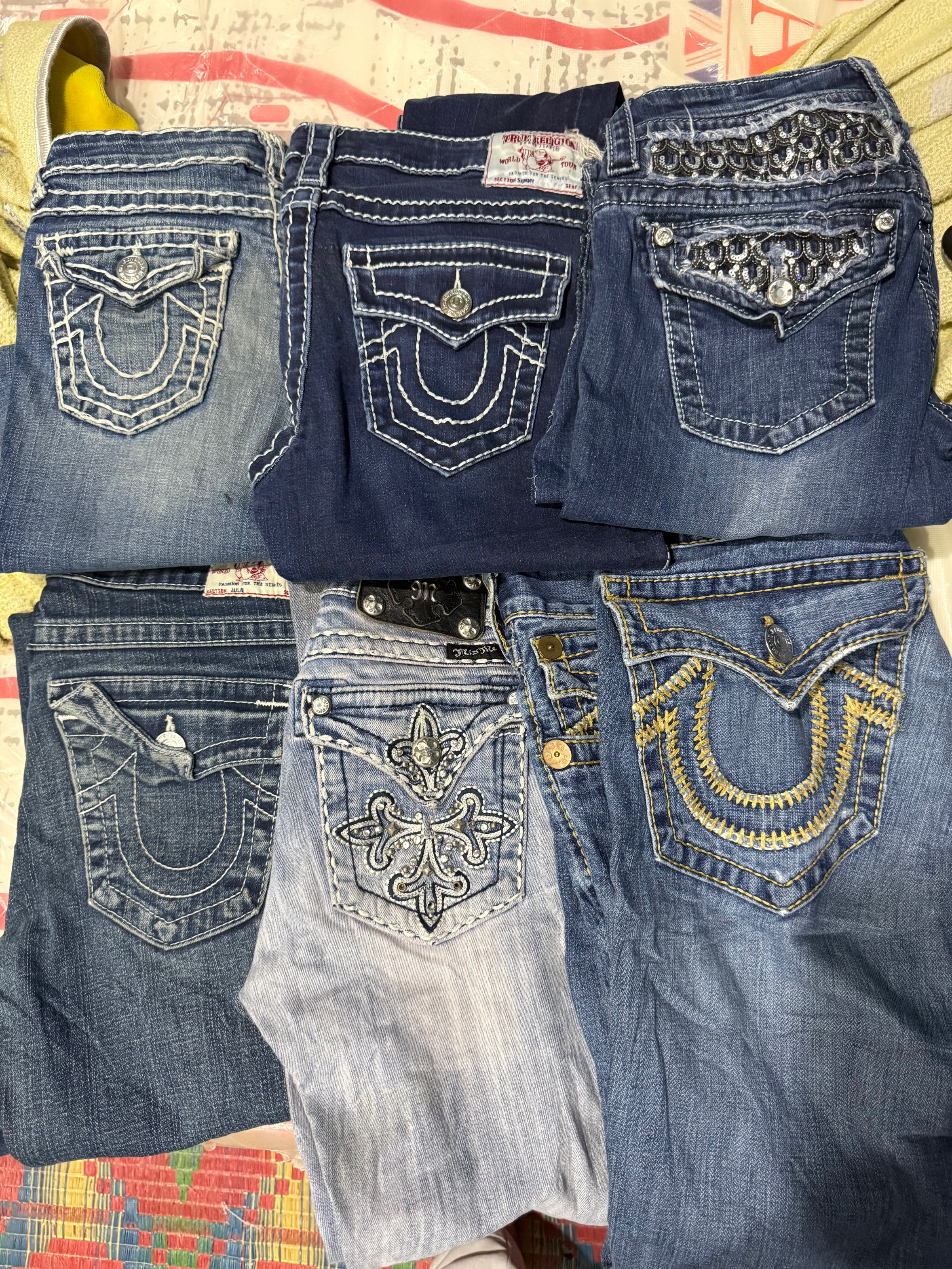 Miss me bootcut and true religion Jeans