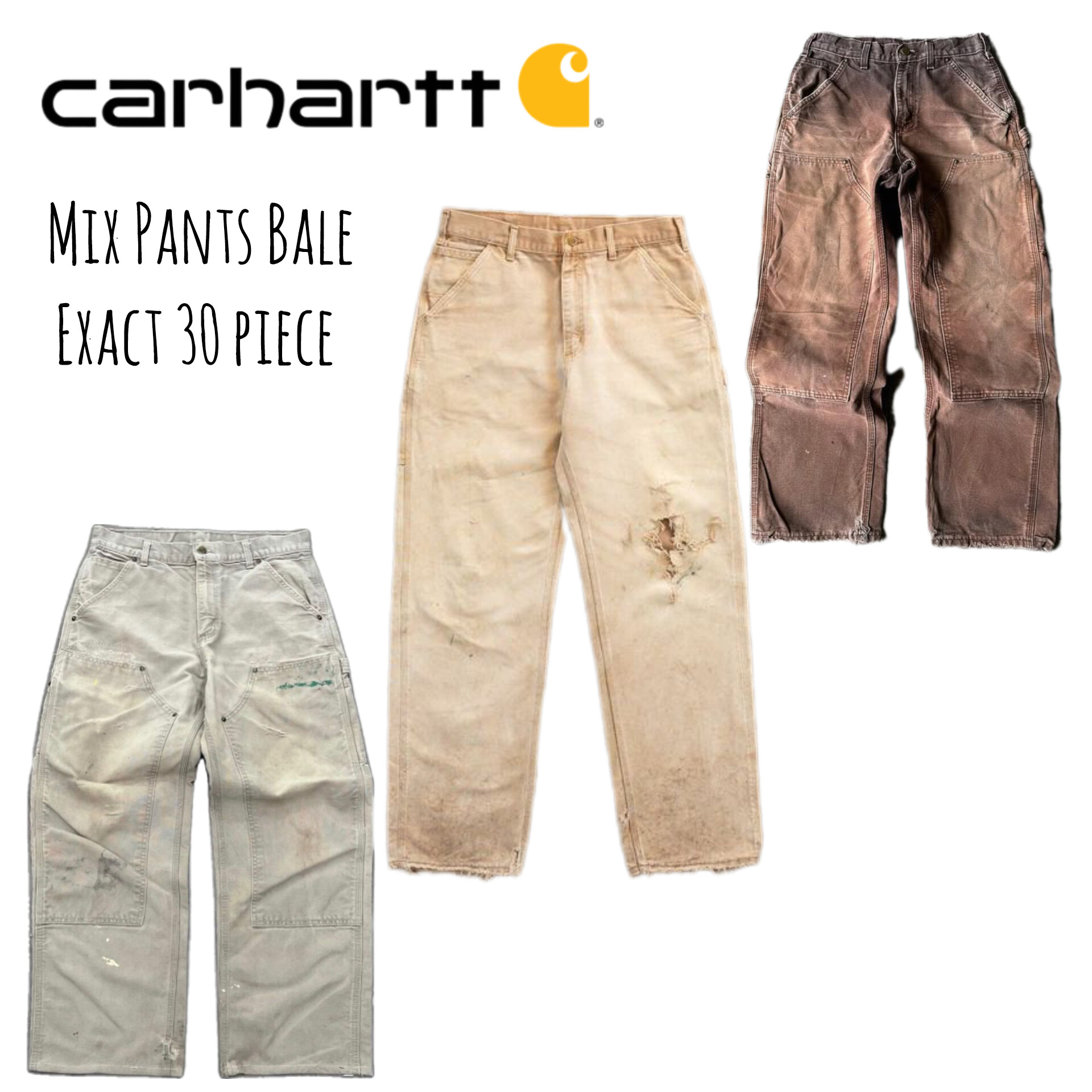 Carhartt Mix Pants - Arbeitsbekleidung Zimmermann Doppelknie Lager