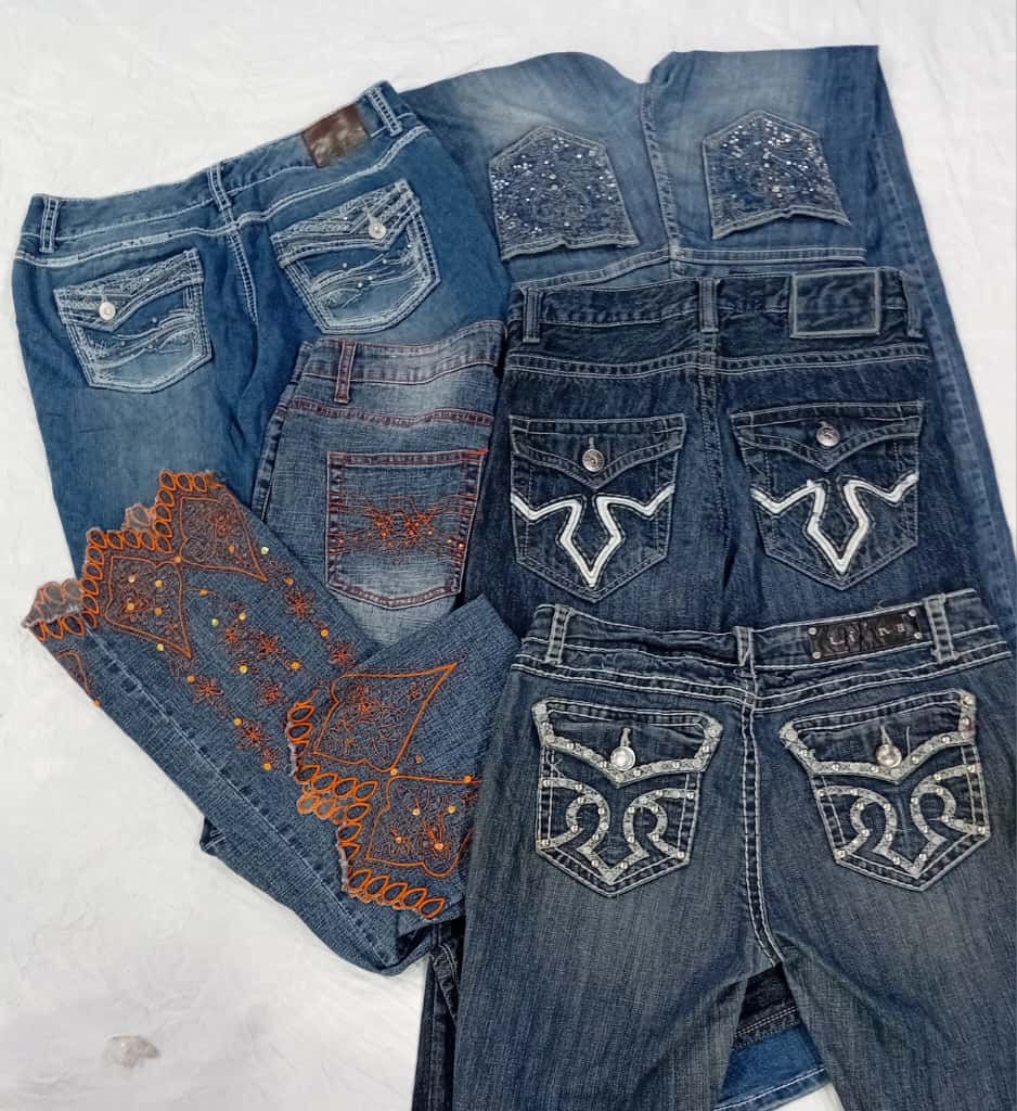 IQ0828 Nostalgia Denim Revival Flares Jeans