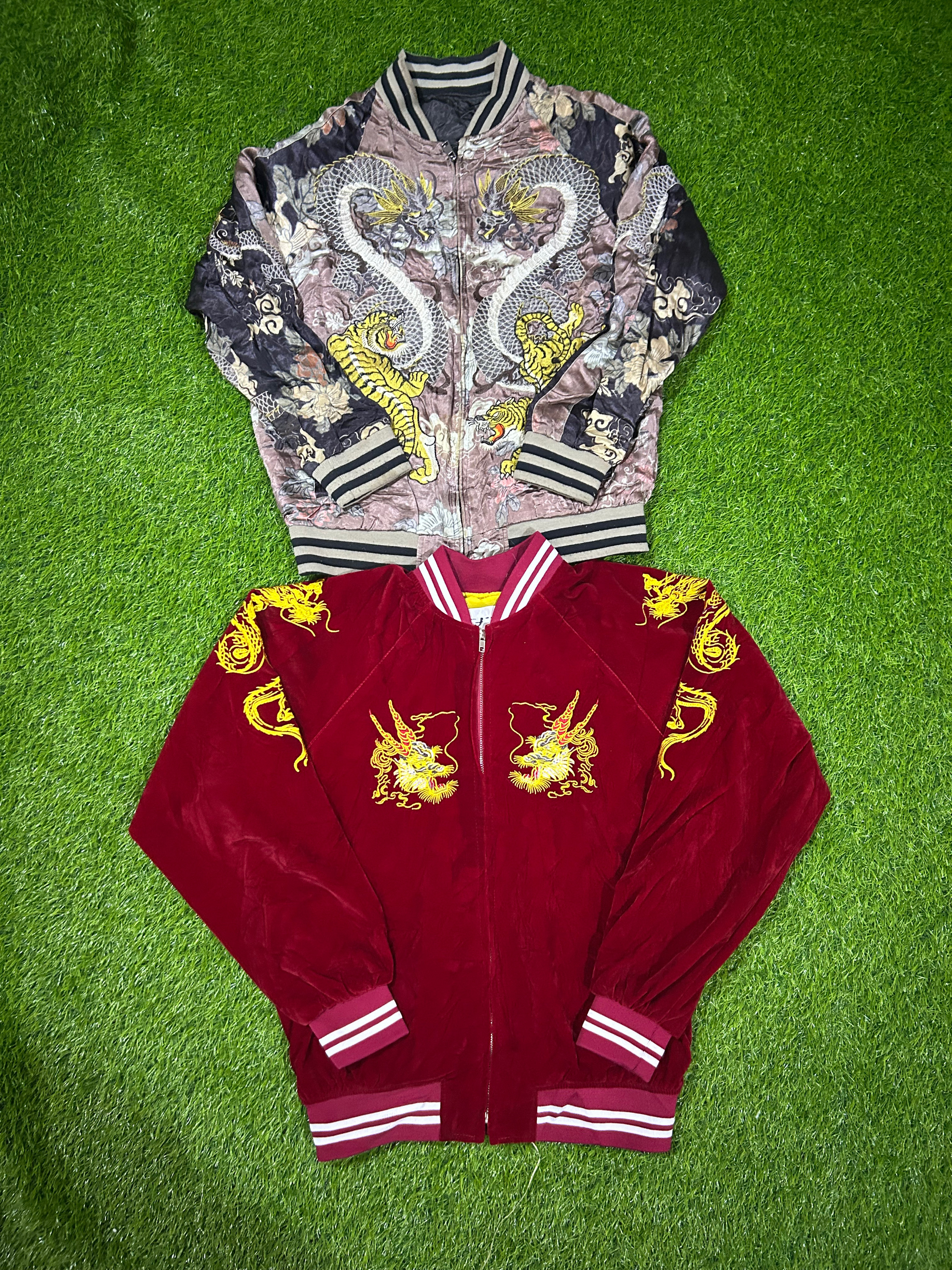 Veste en mélange de velours brodé