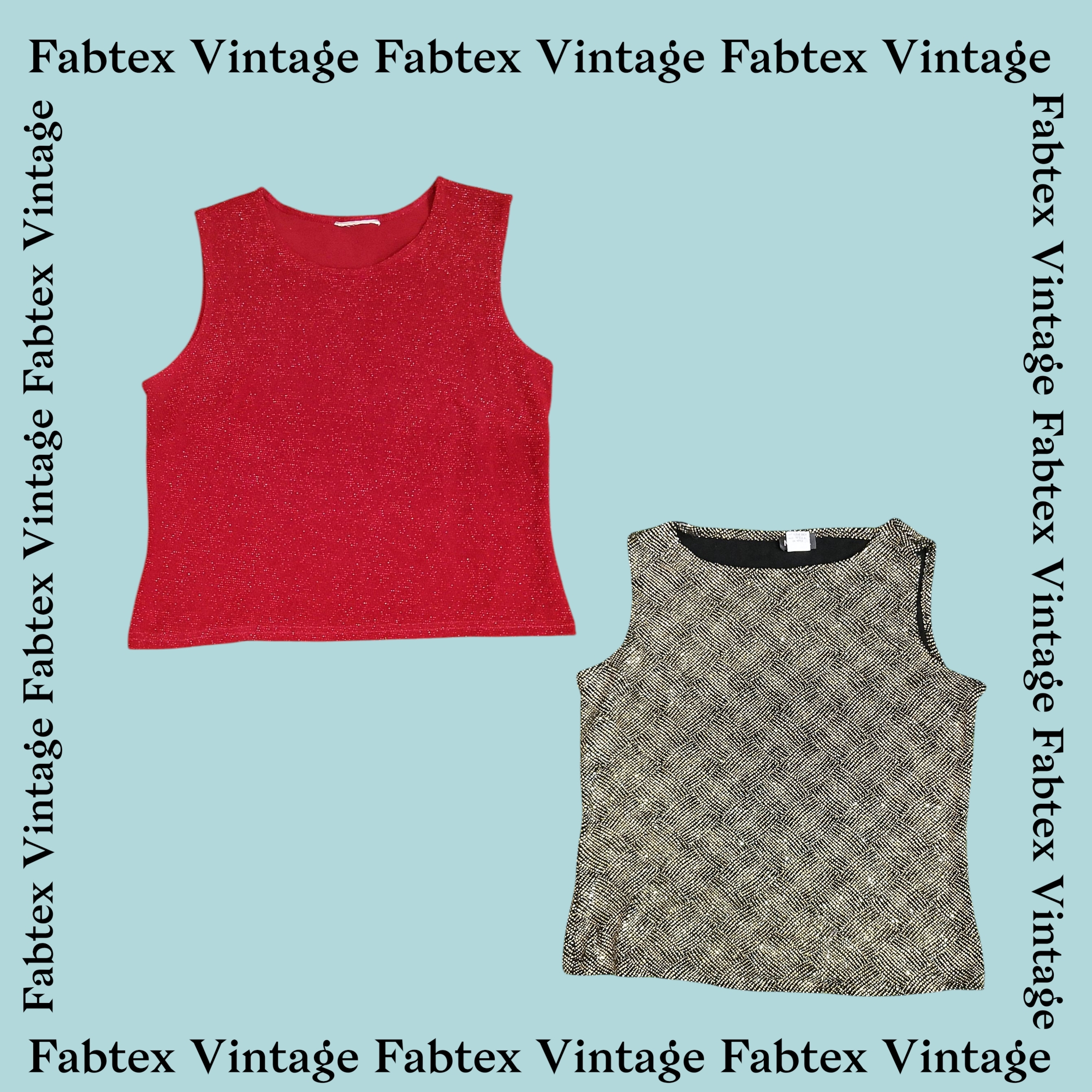 (FV-039) Y2K Light Shimmer Tops