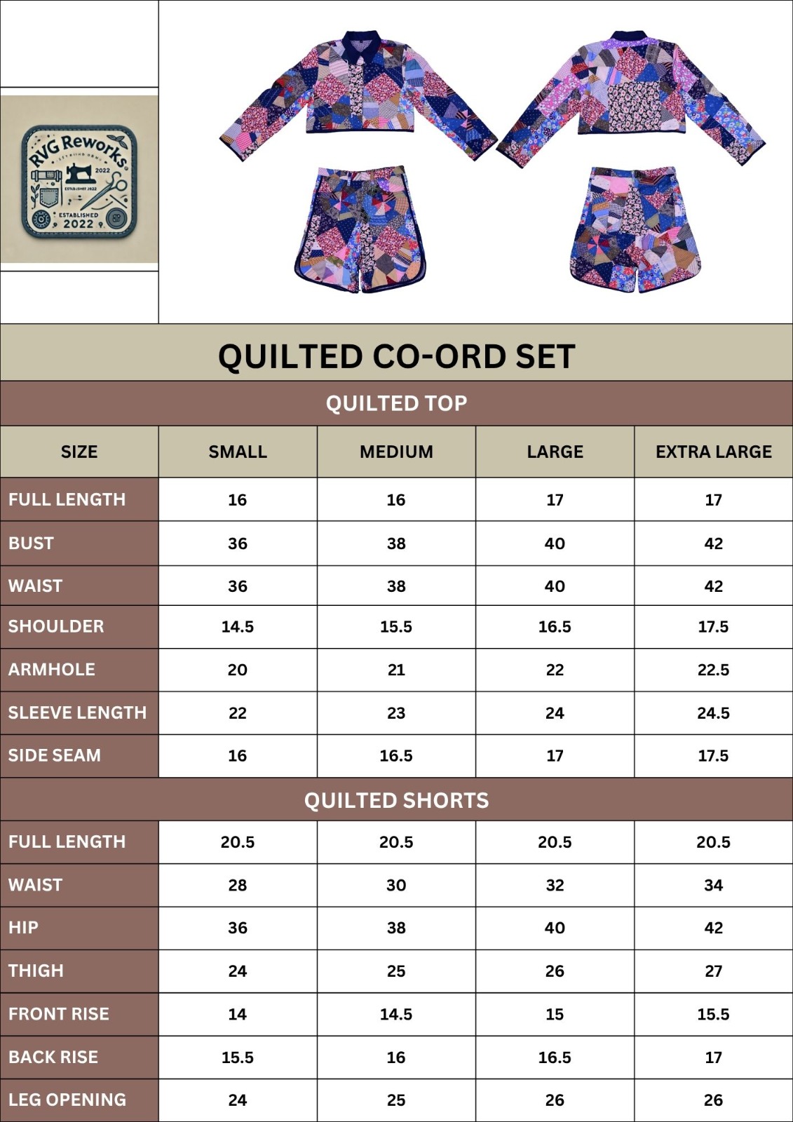 Upcycled Quilted Co-ord Set