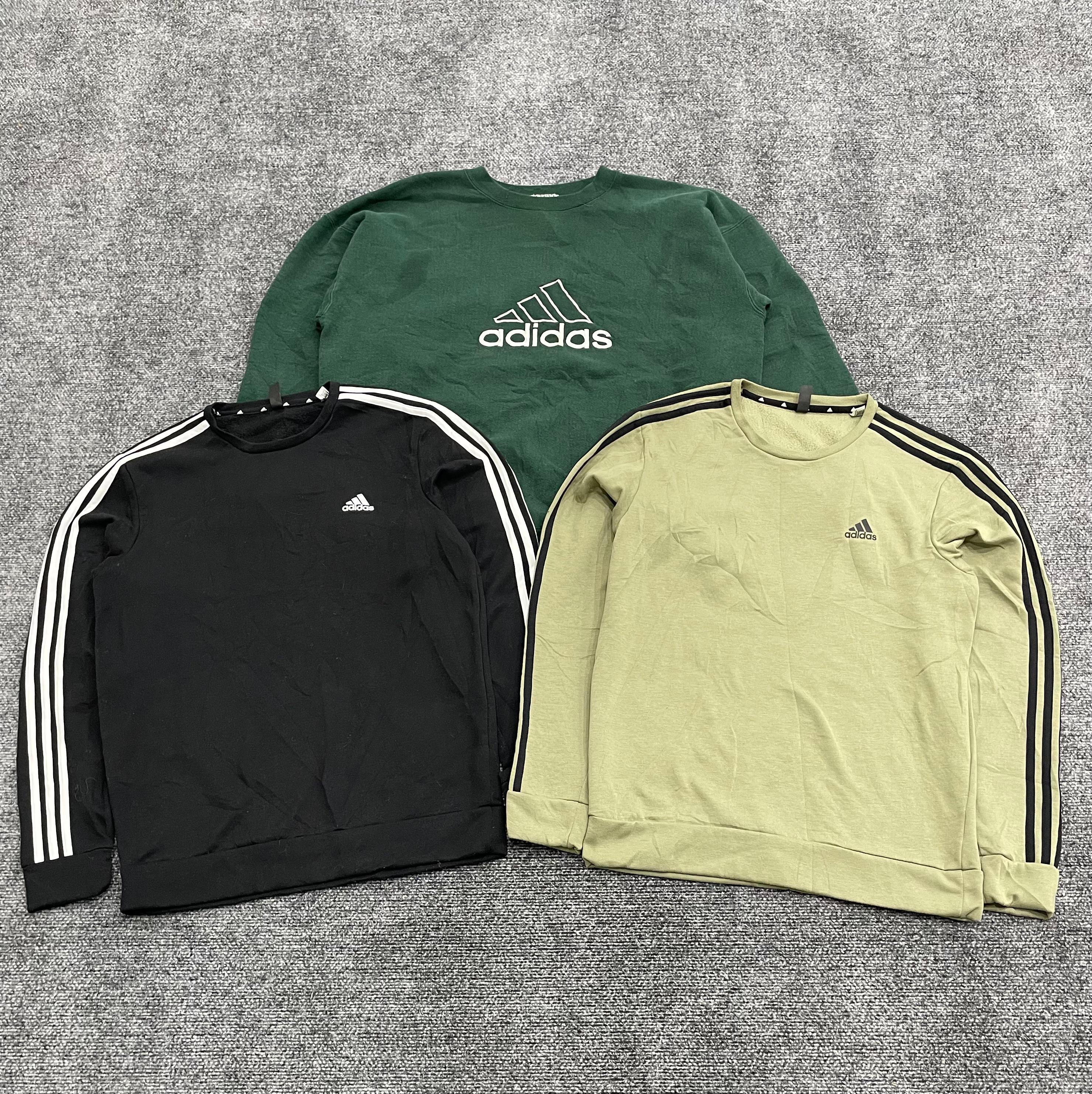 Y2K Adidas 3-Stripes & Logo Sweatshirt Pack | Athleisure / Streetwear