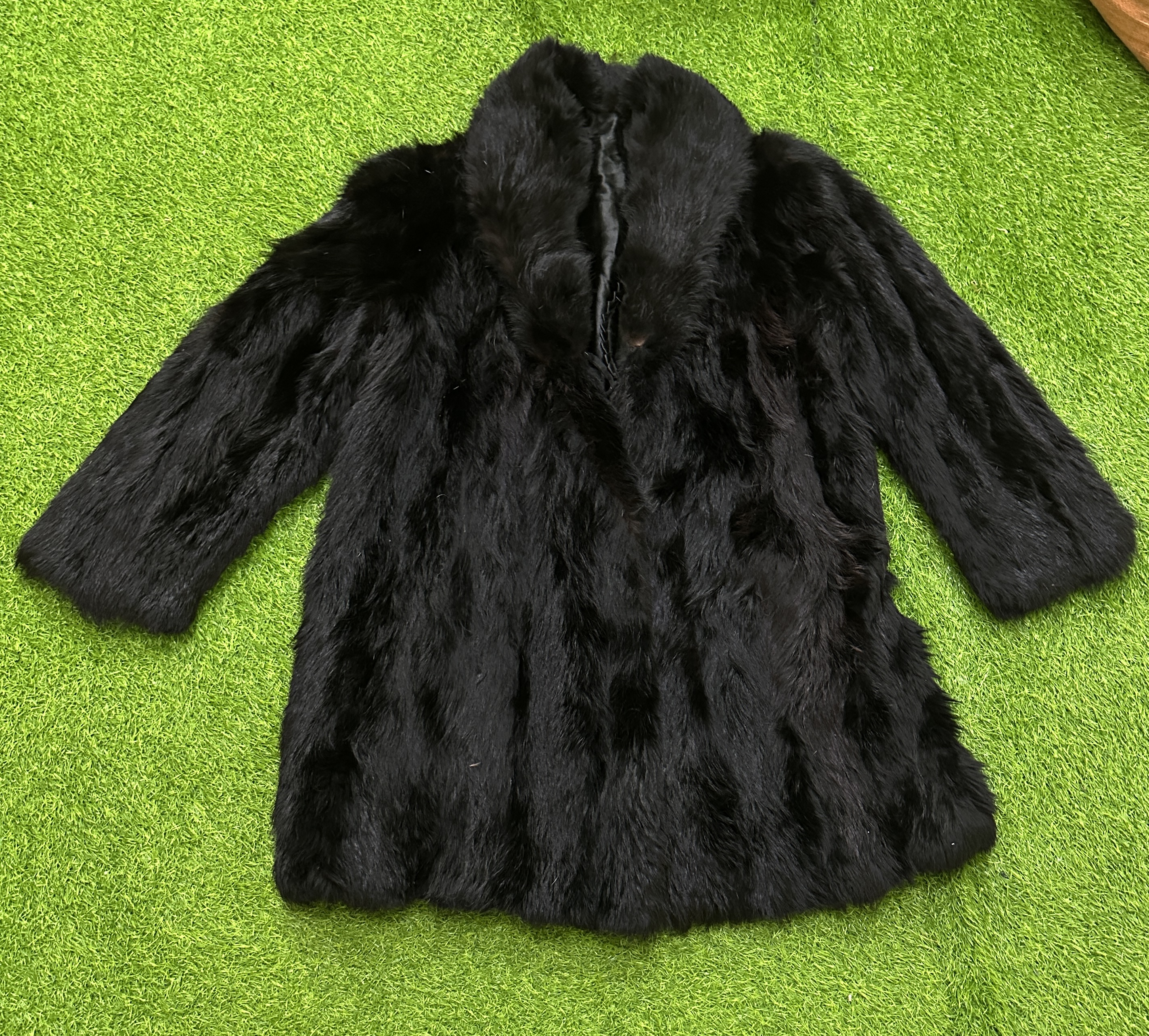 Real fur jacket