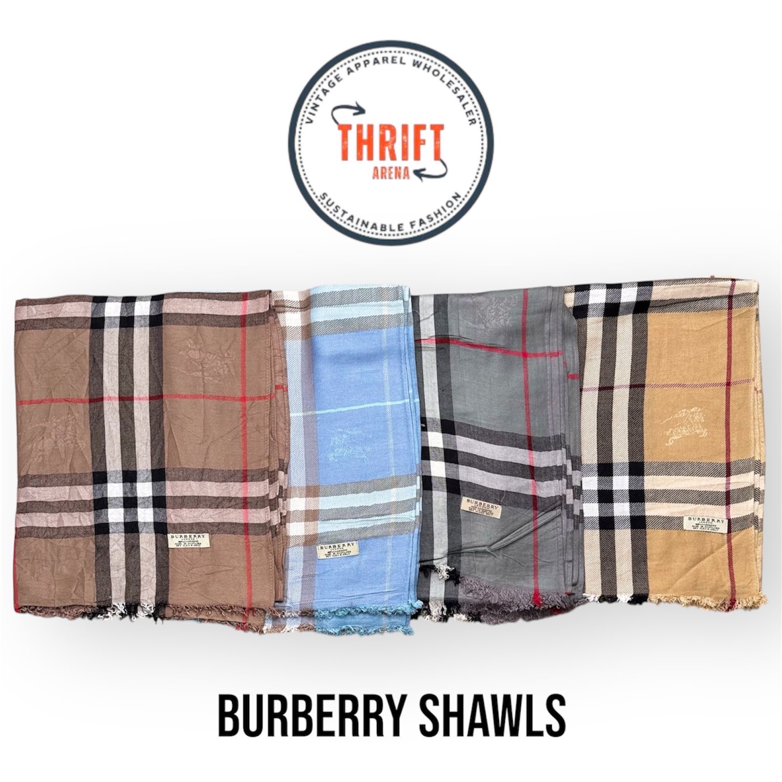 T1651 Burberry Écharpes Châles