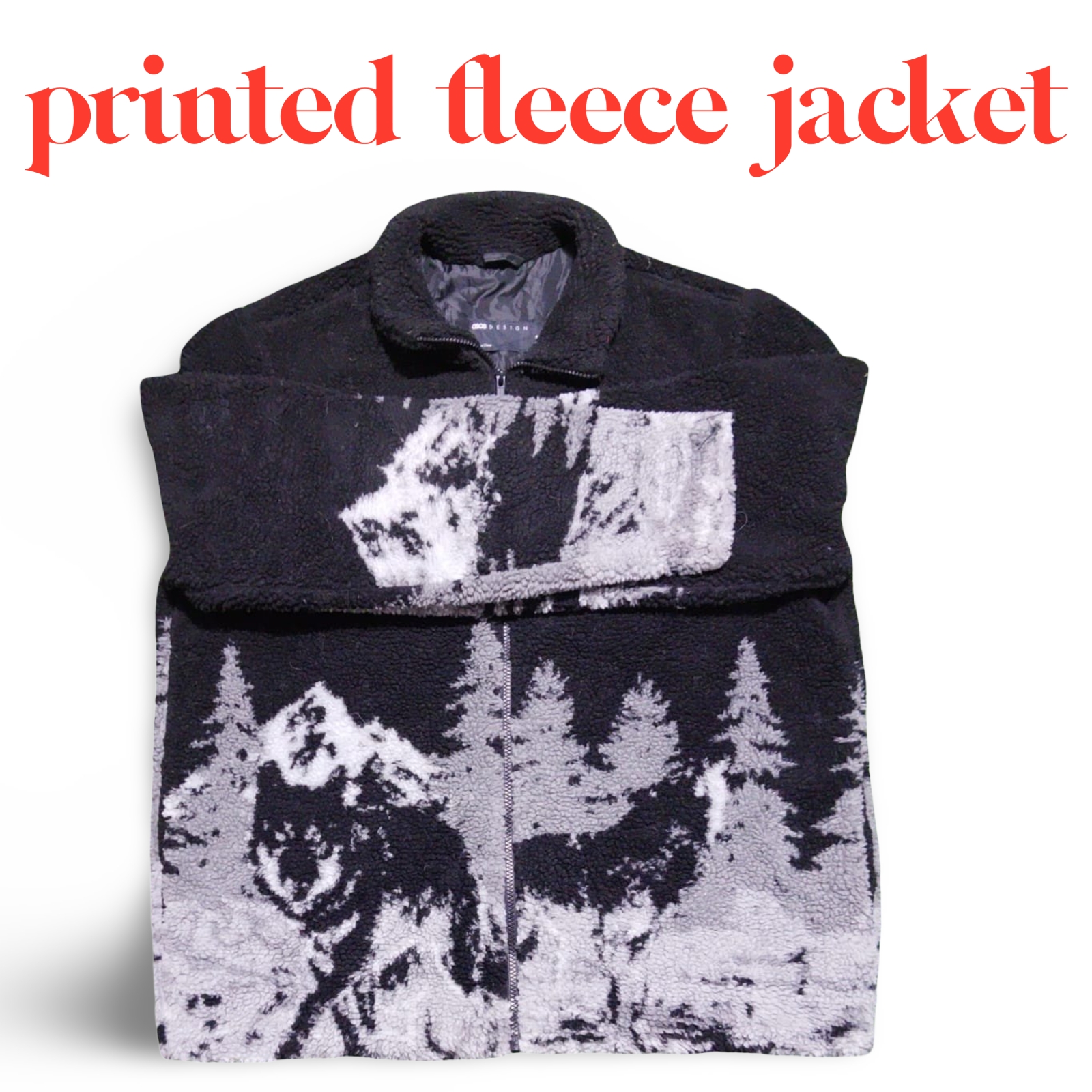 Printed fleece jackets