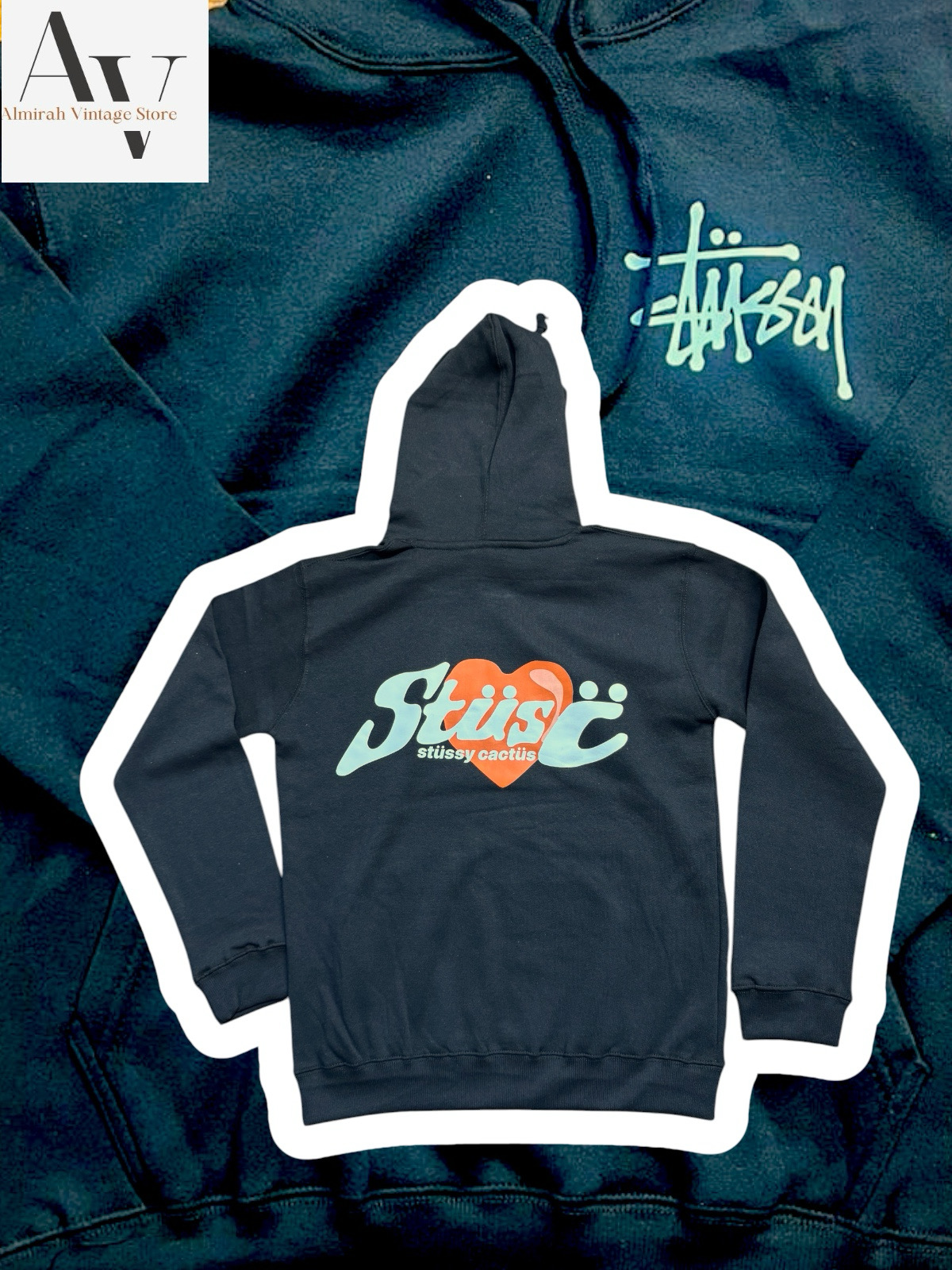 Stussyリワークスタイルフーディ