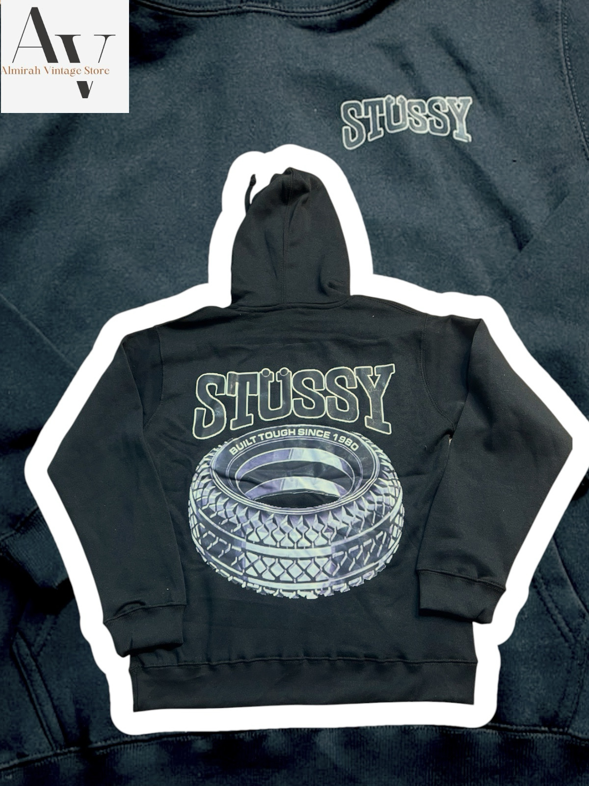 Stussy再構築スタイル タイヤフーディ