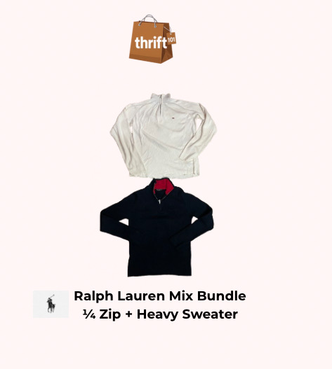 Ralph Lauren 1/4 zip & knitwear Sweater Mix Bundle