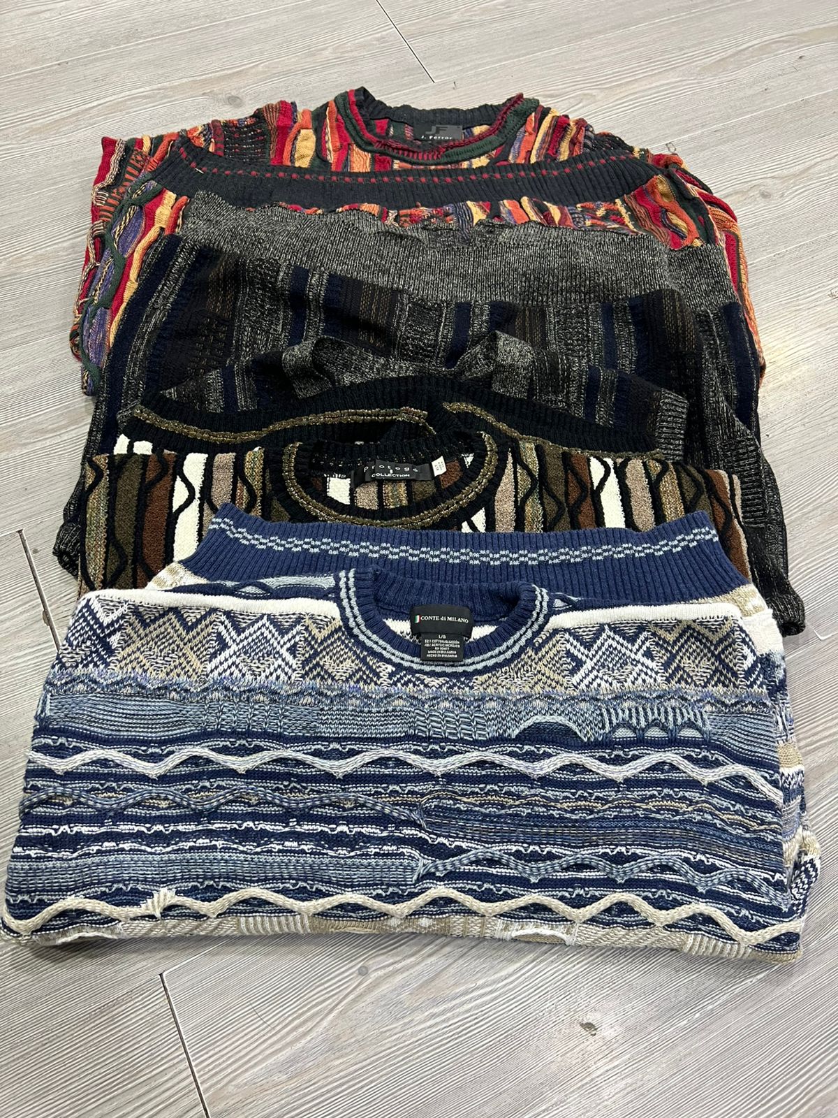 Coogi-Style Sweaters
