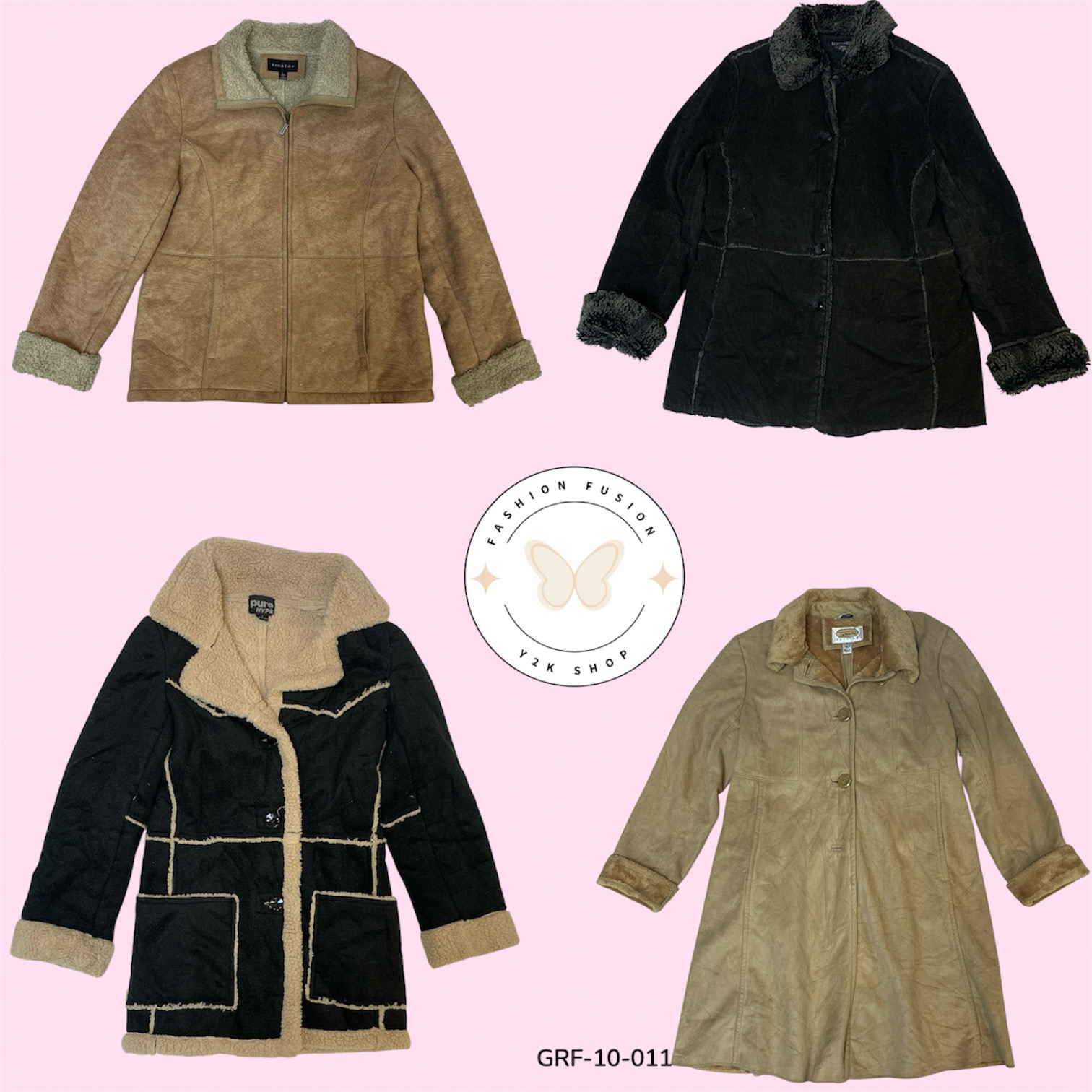 Y2K Our Coat – ヴィンテージ アウターウェア クラシック ストリートウェア (GRF-10-011)