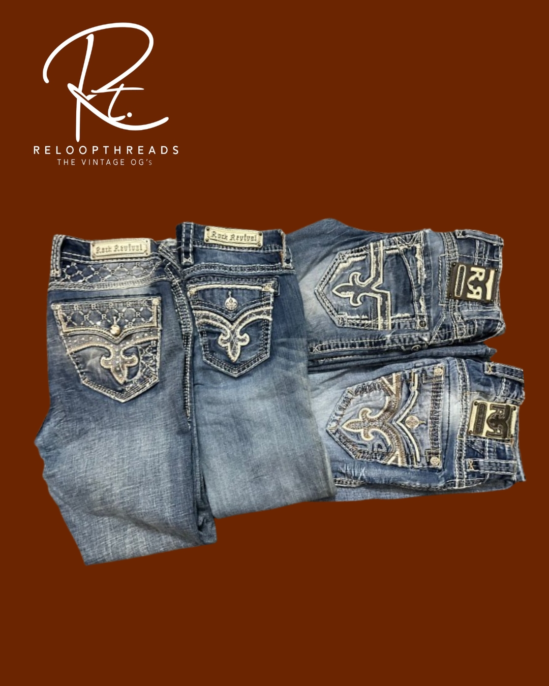 RT 1210 Rock Revival Mix Jeans