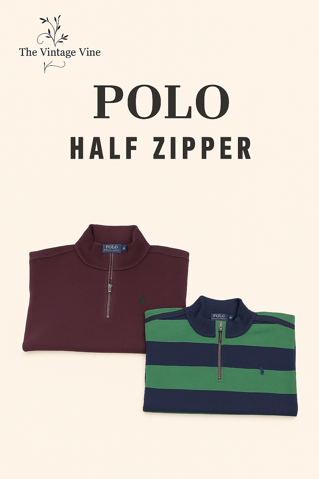 Polo Halb Reißverschluss