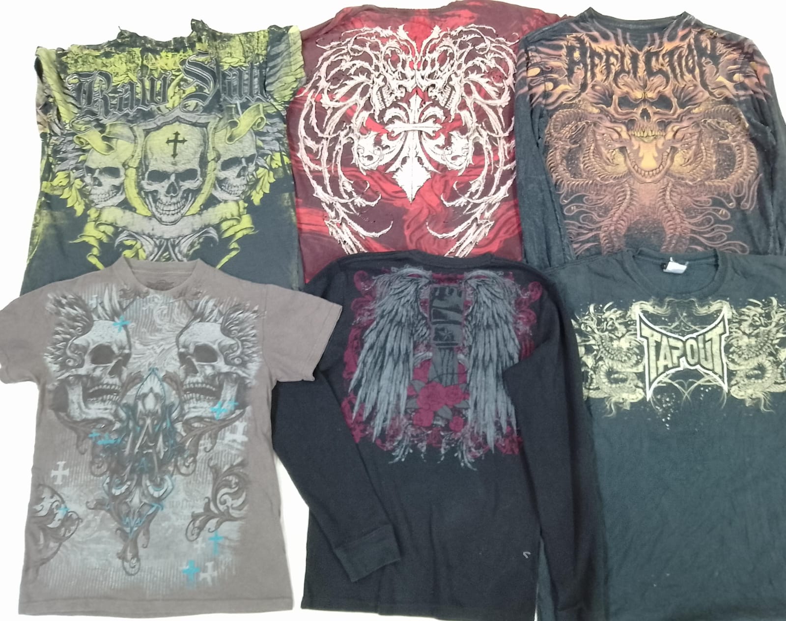 CR5292 ヴィンテージ スカル Tシャツ