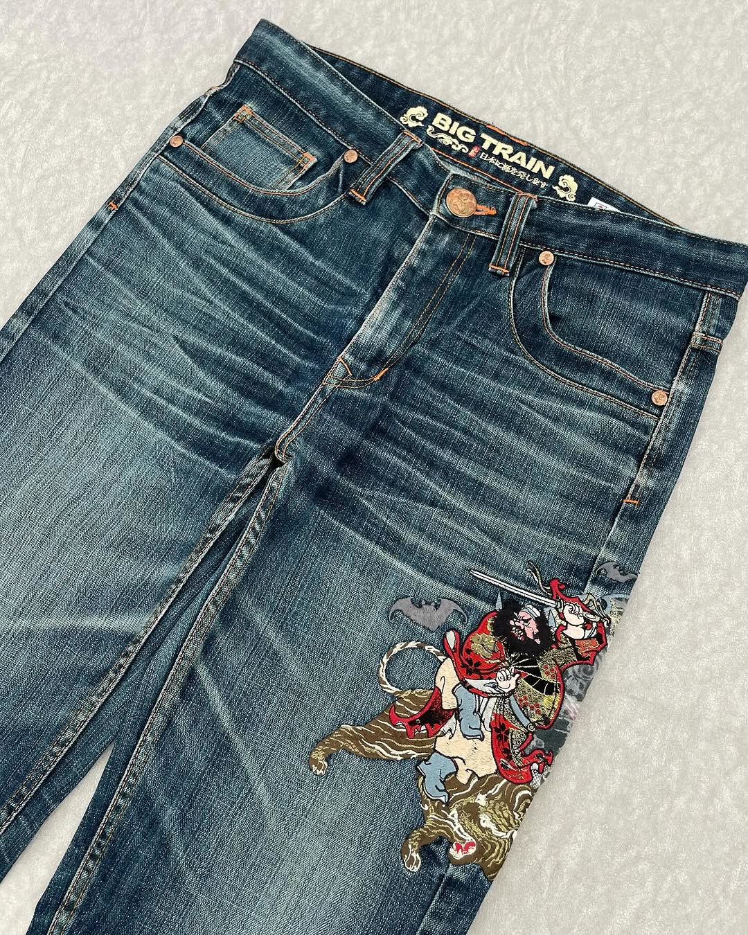Japanes Embroidery Jeans