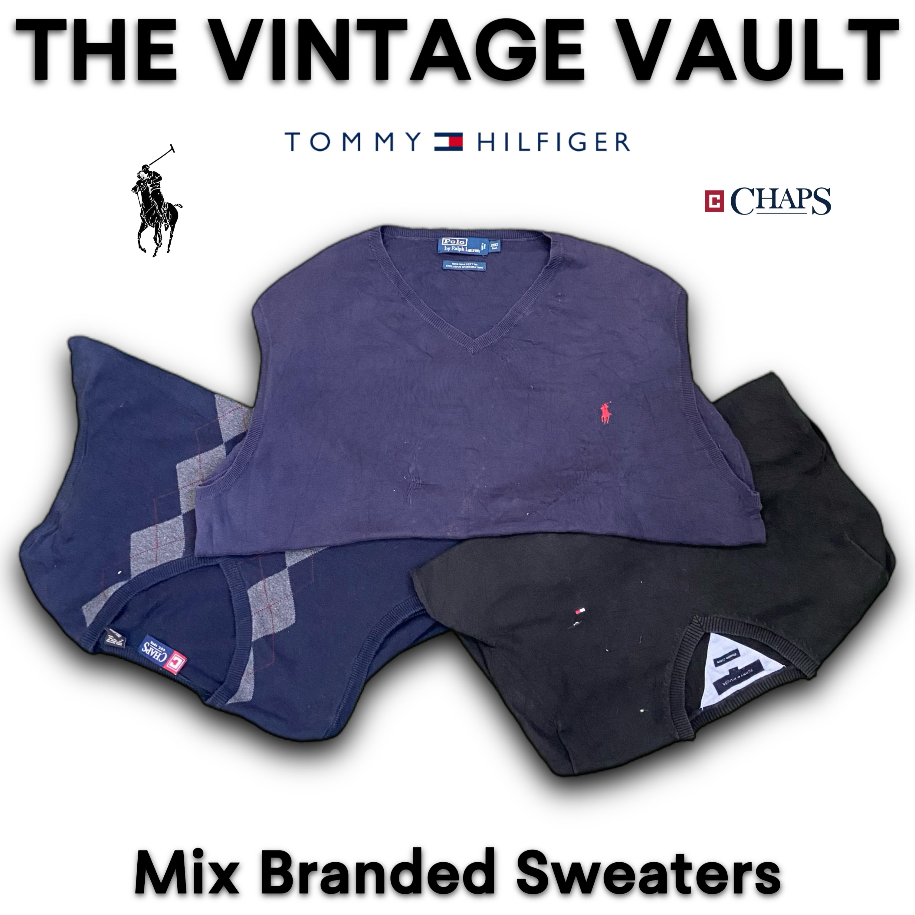 Mix Branded Sweaters including Polo Ralph Lauren Tommy and Others