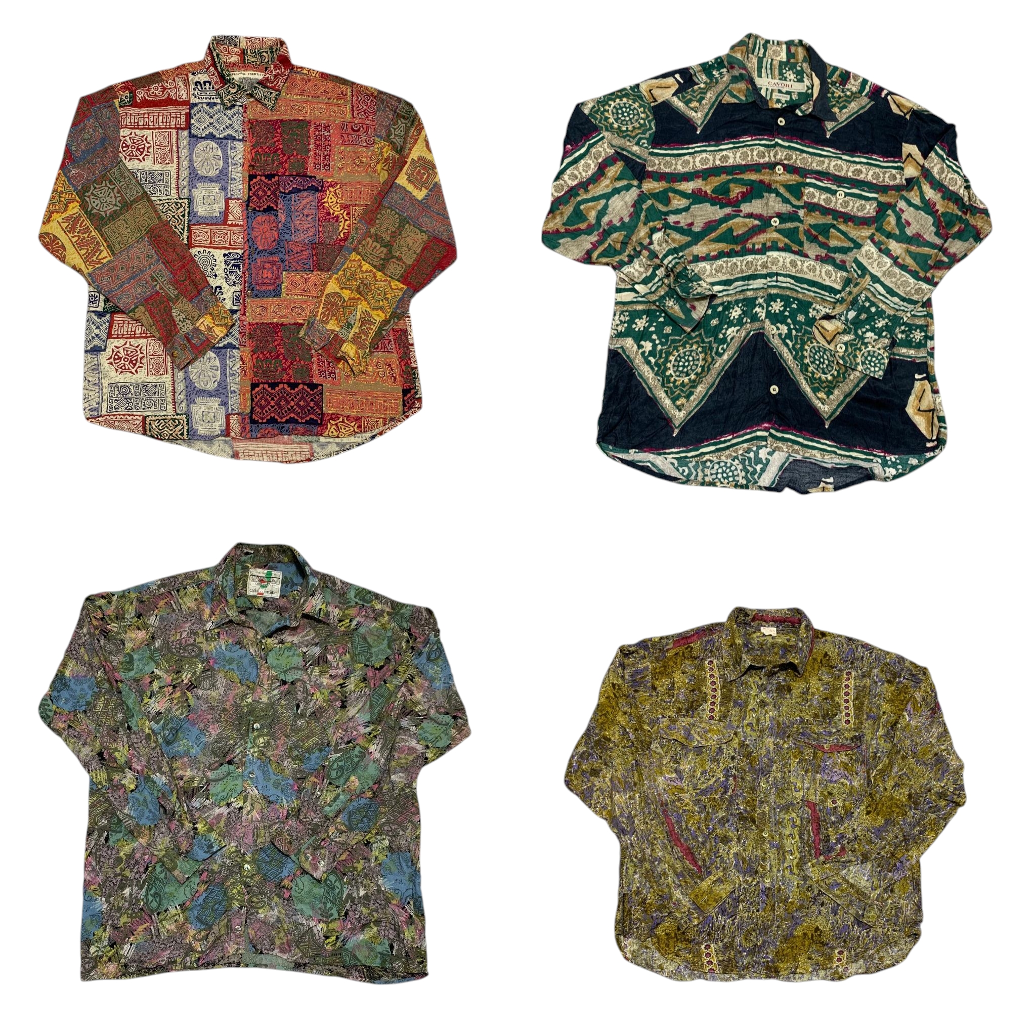 Camicia a maniche lunghe hawaiana