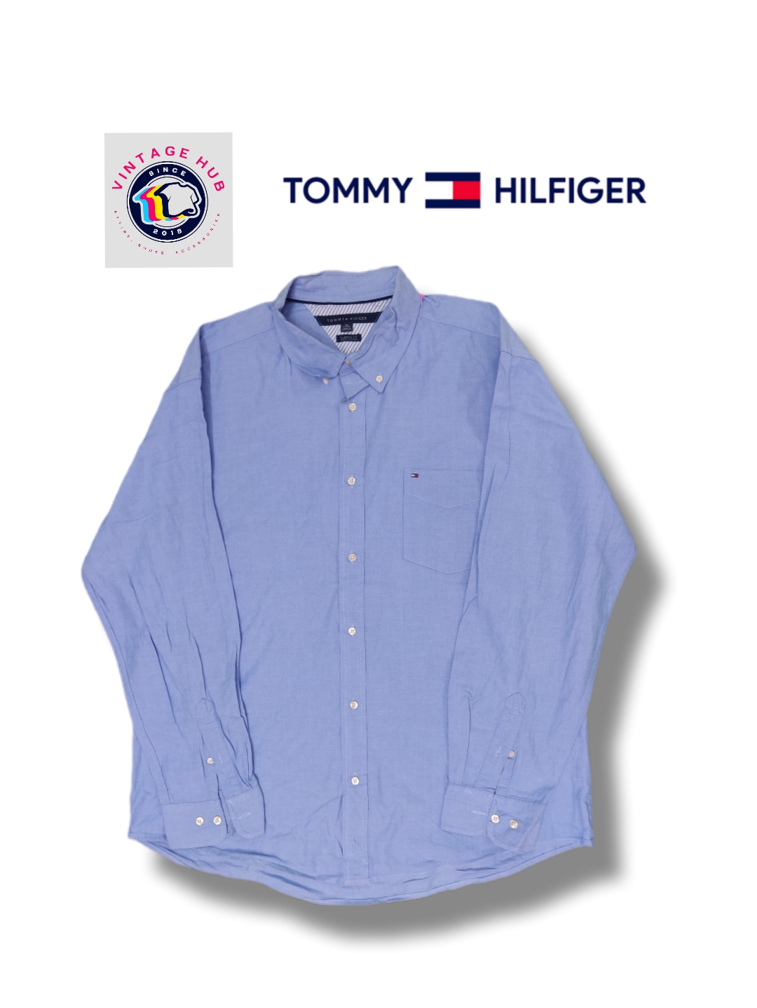 「Tommy HF ボタンアップシャツ」