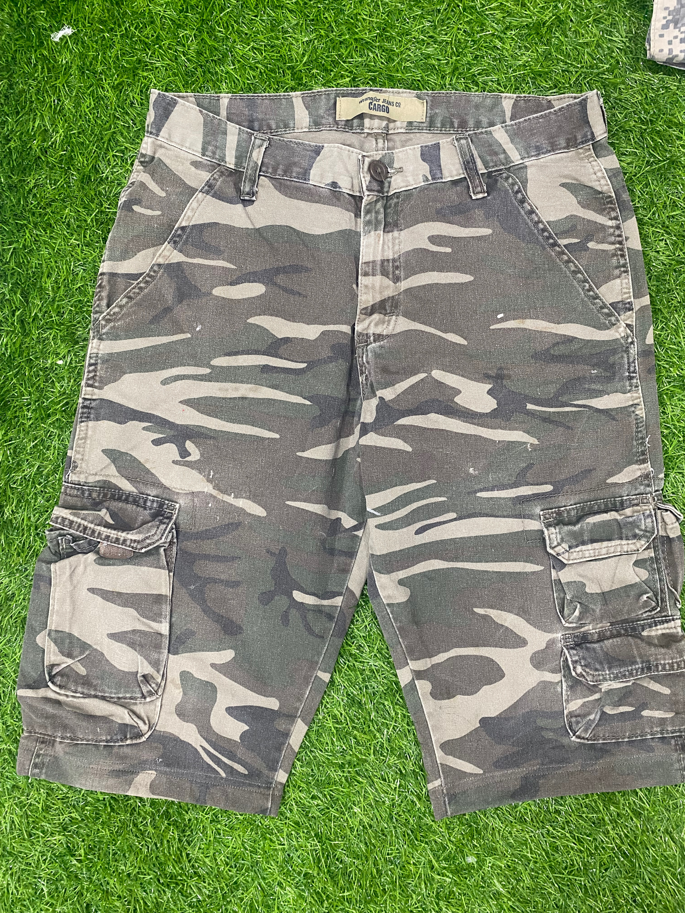 394 | Upcycled Camo Cargo Short