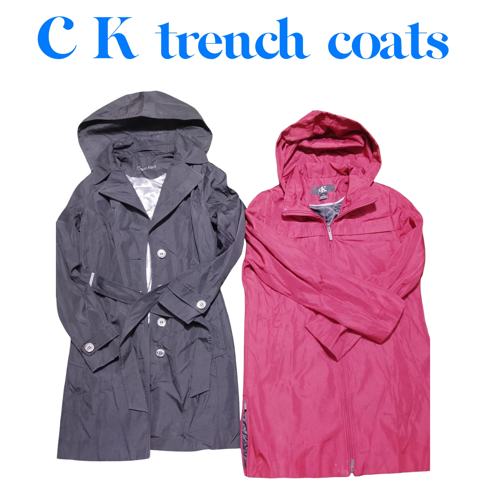 C.K and Michael kors Trench coats
