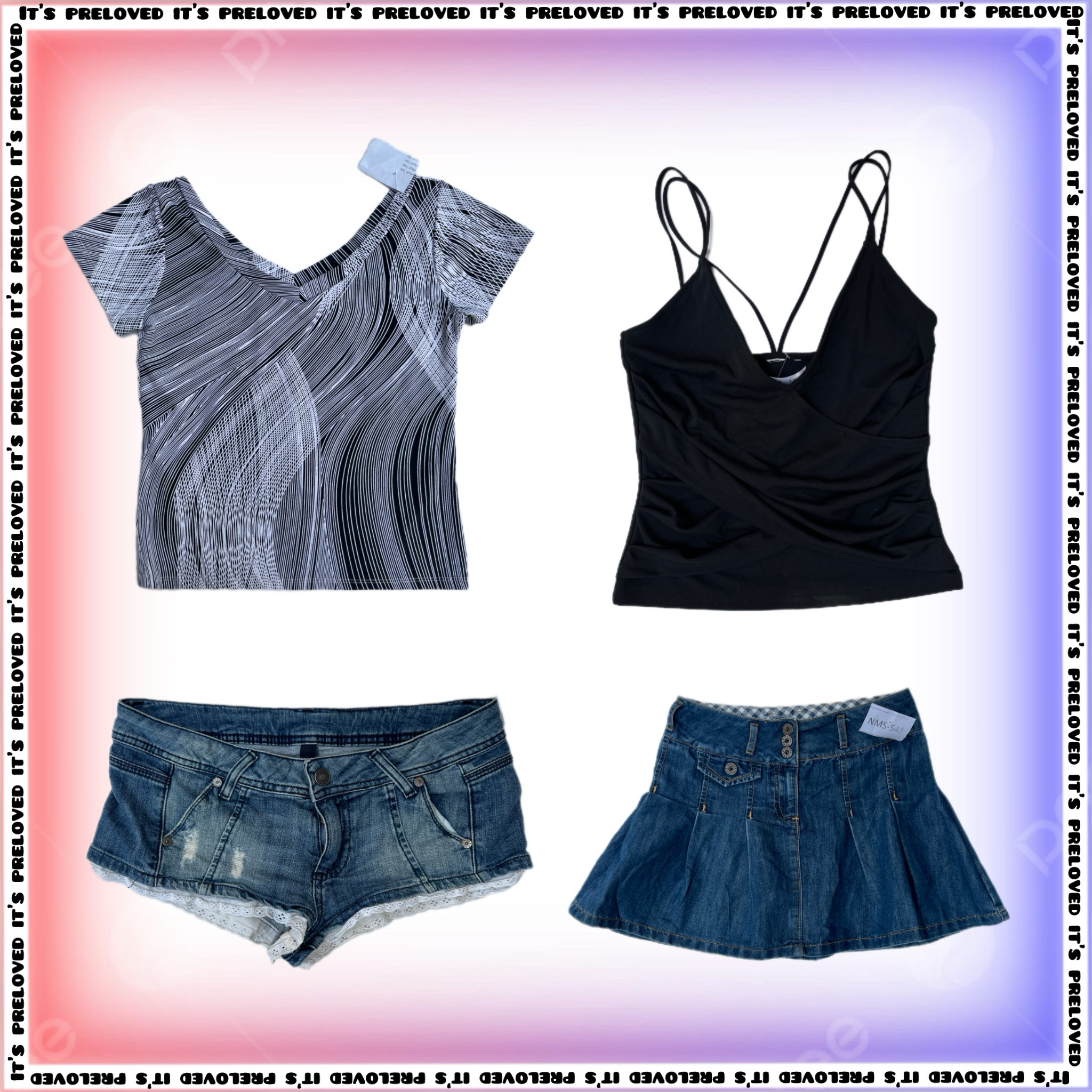 Always Summer: Y2K Tops and Micro Mini Mix (SS-13