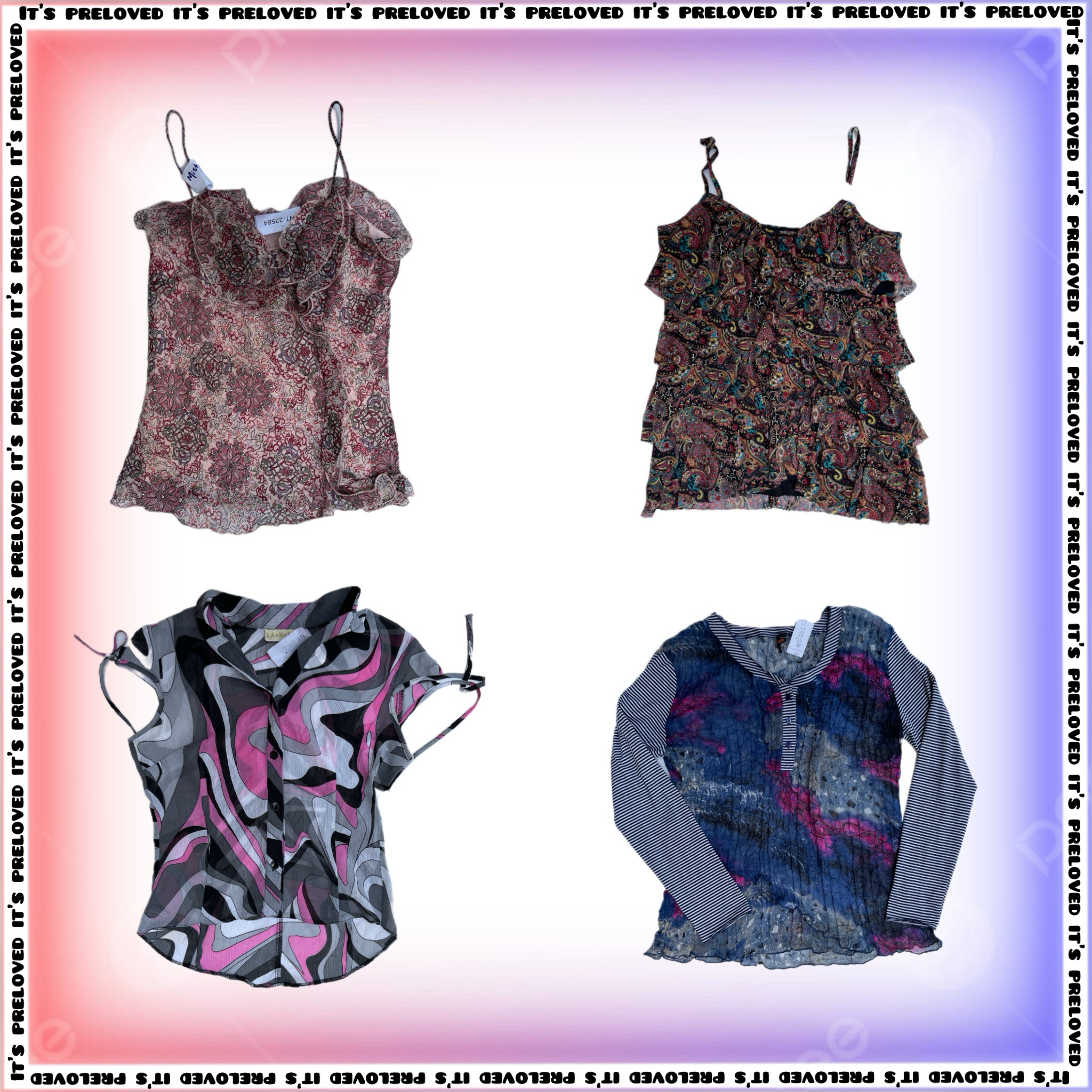 Y2K Starter Pack: Fairy Tops, Dresses, Skirts (SS-1335)
