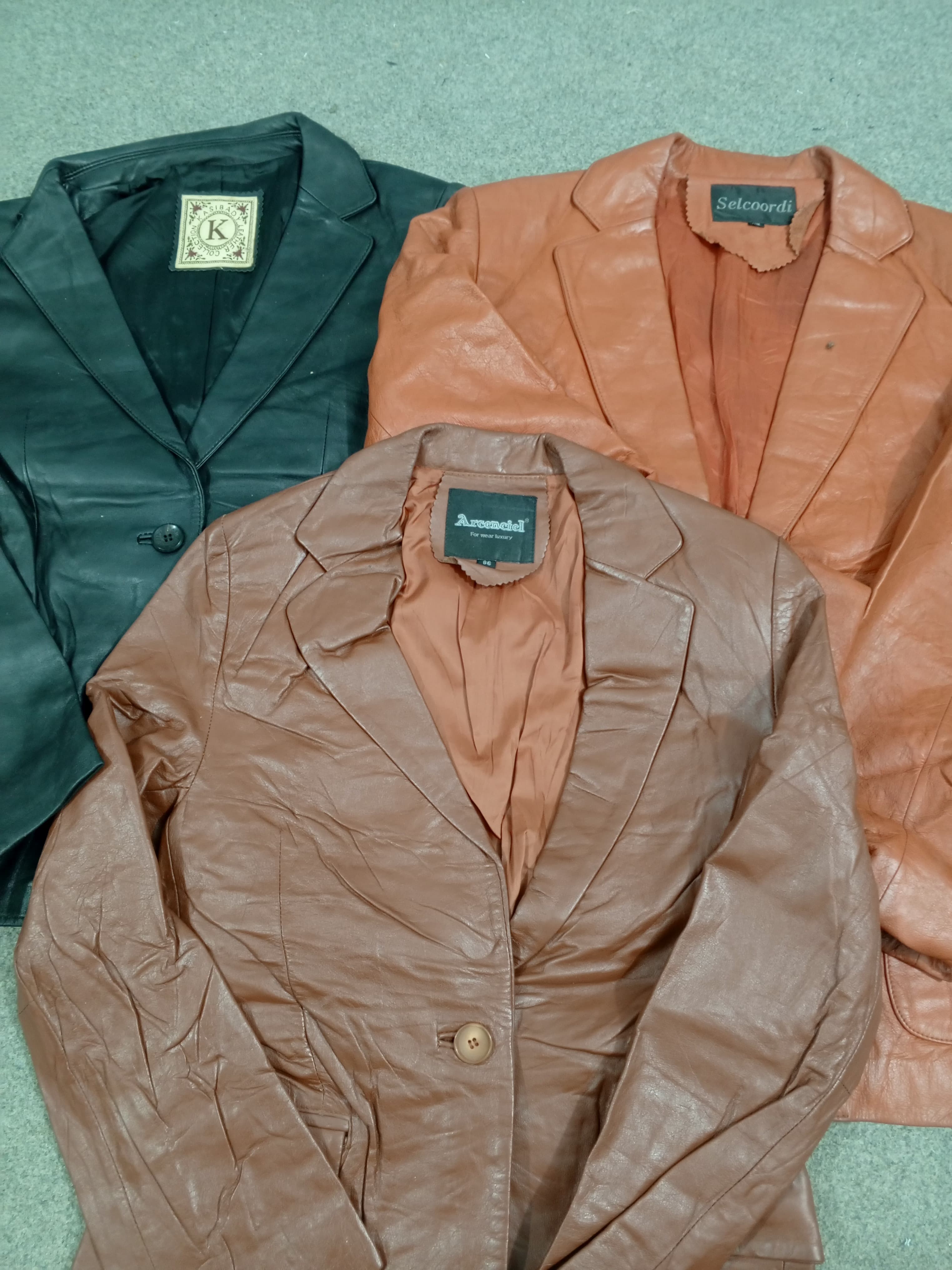 #156 Ladies Y2K Baby Doll Leather Jackets