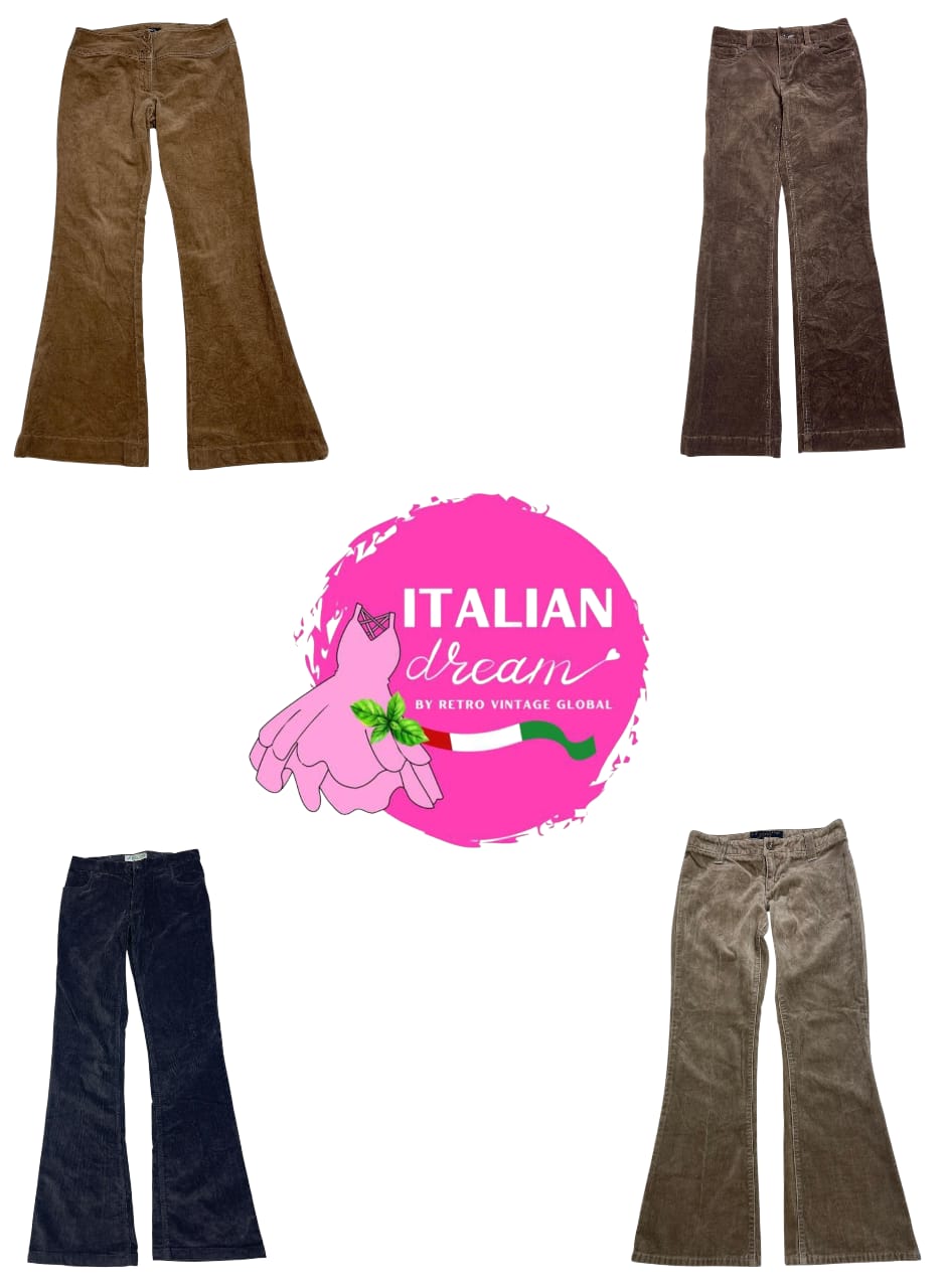 Y2K Dark Vibe Corduroy Pants