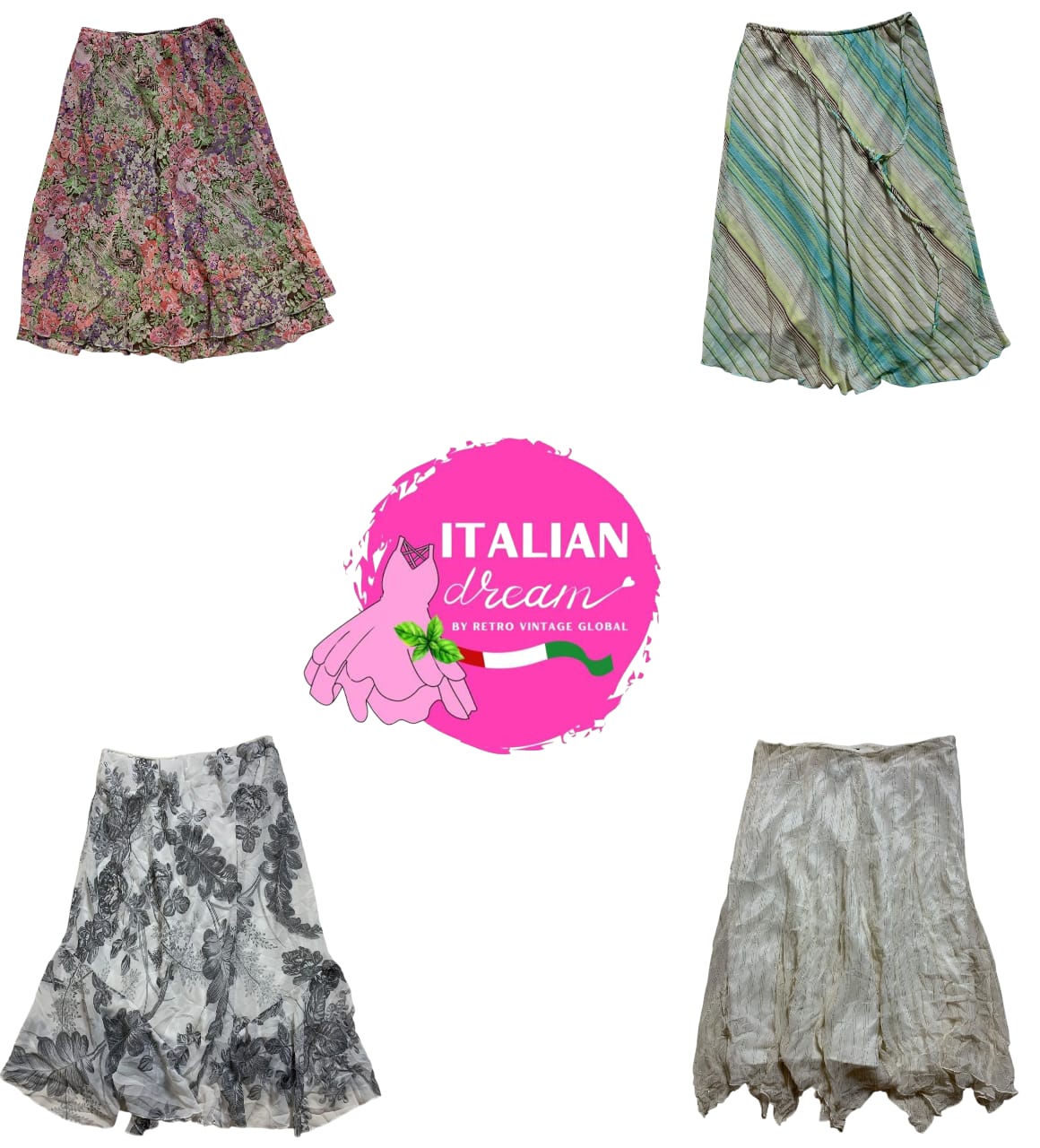 Y2K Fairy Core vibe Poly Skirts