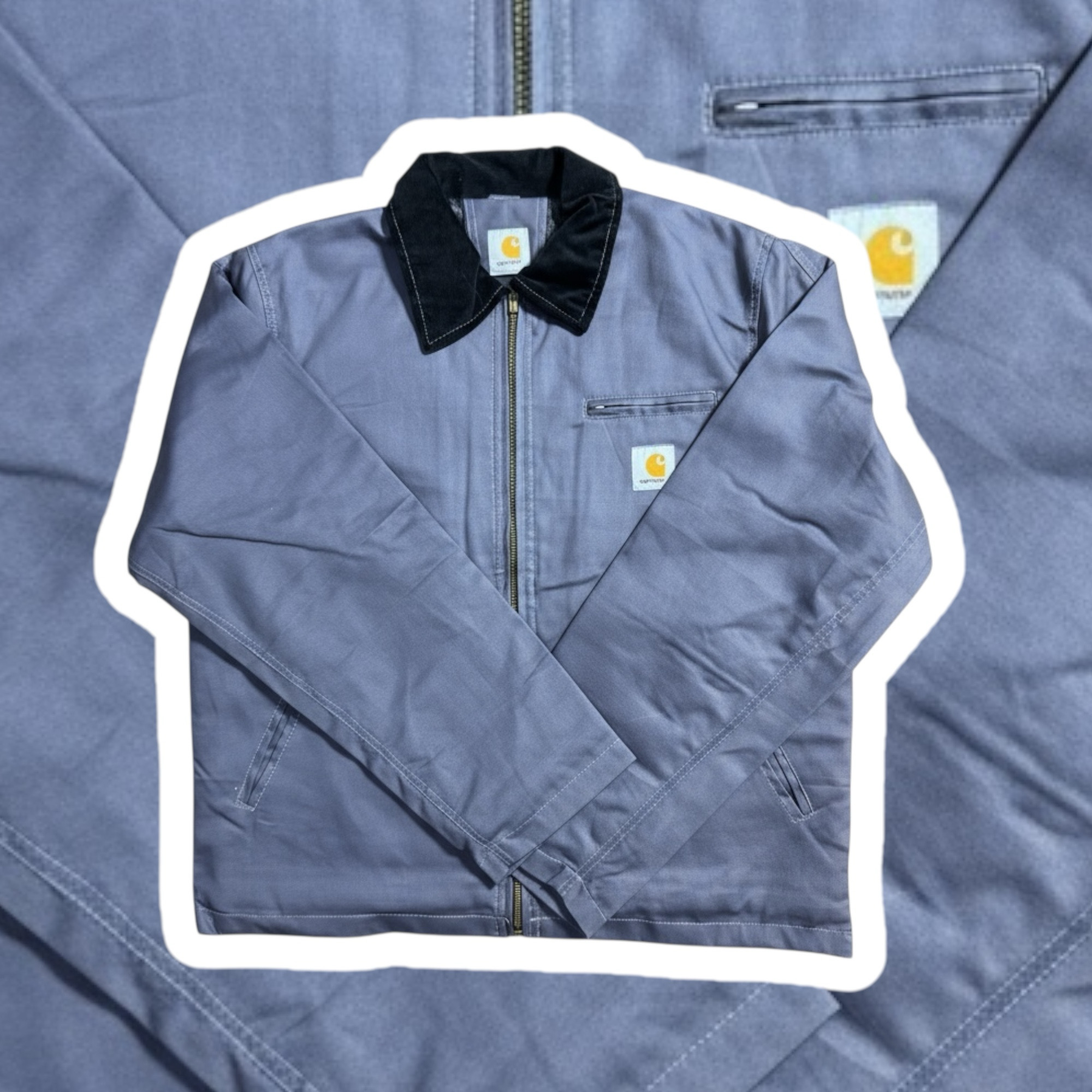 Carhartt rework style gray detriot jackets