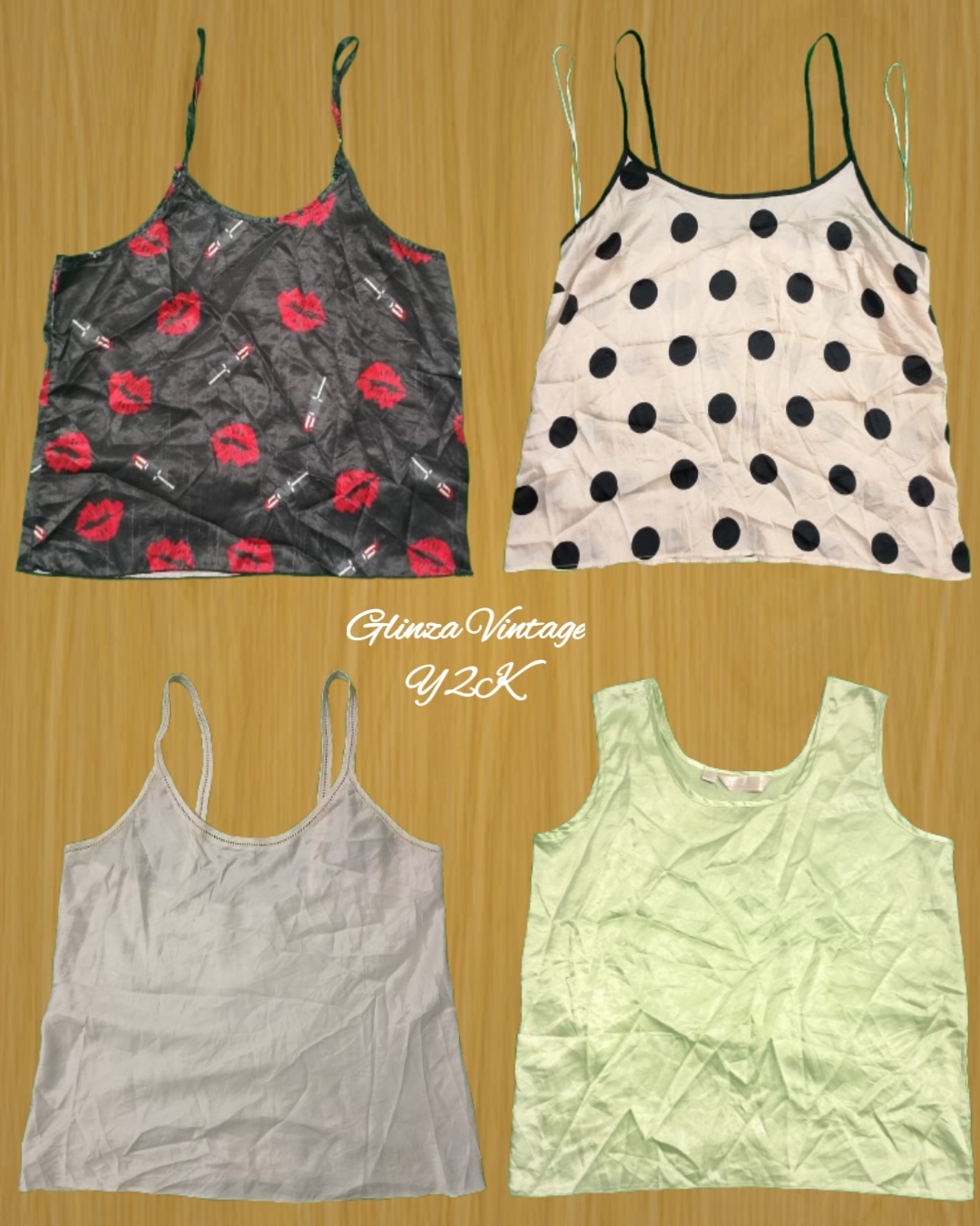 Y2k cami slip tops gv#004