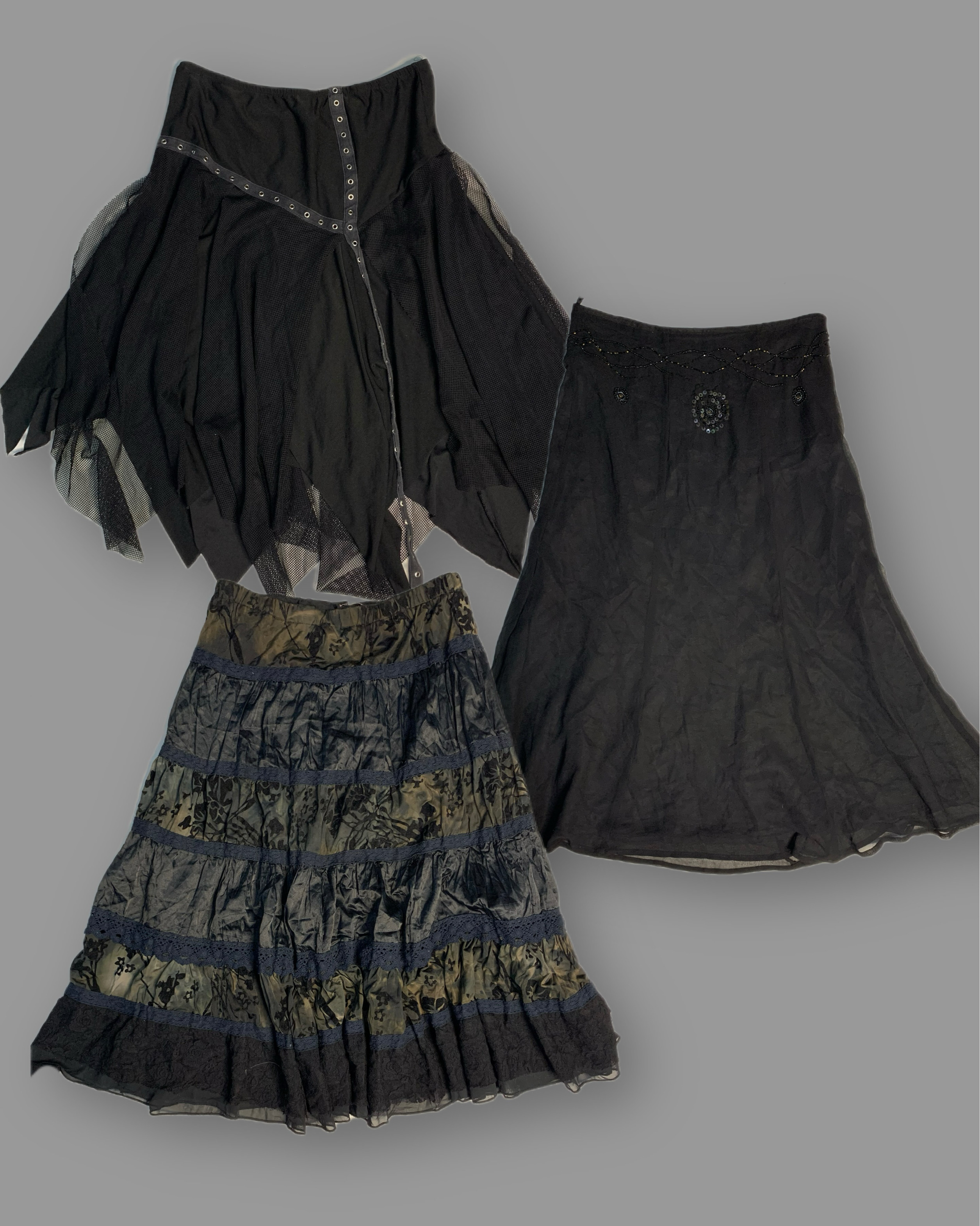 Blacks is all we need! Y2k Skirts TT-05