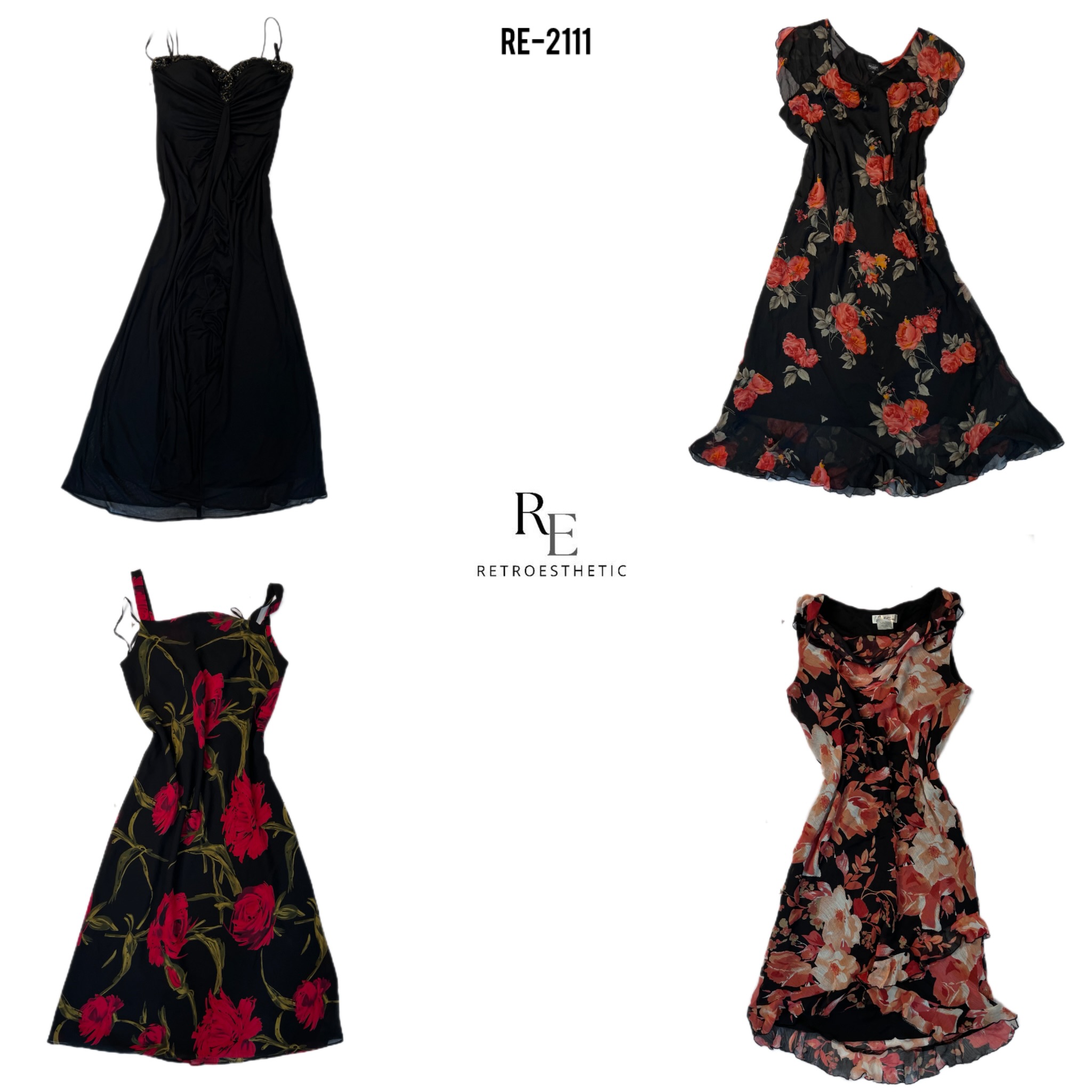 Vestidos com Vibe Romântica Y2K (RE-2111)