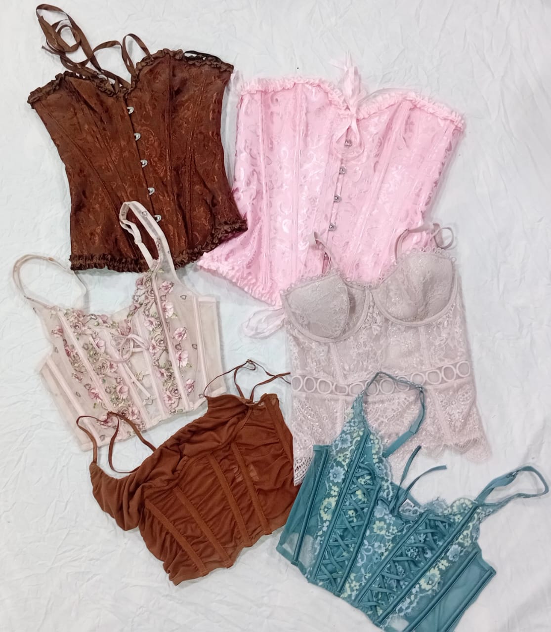 IQO825 Y2K Retro Romance Korsetts