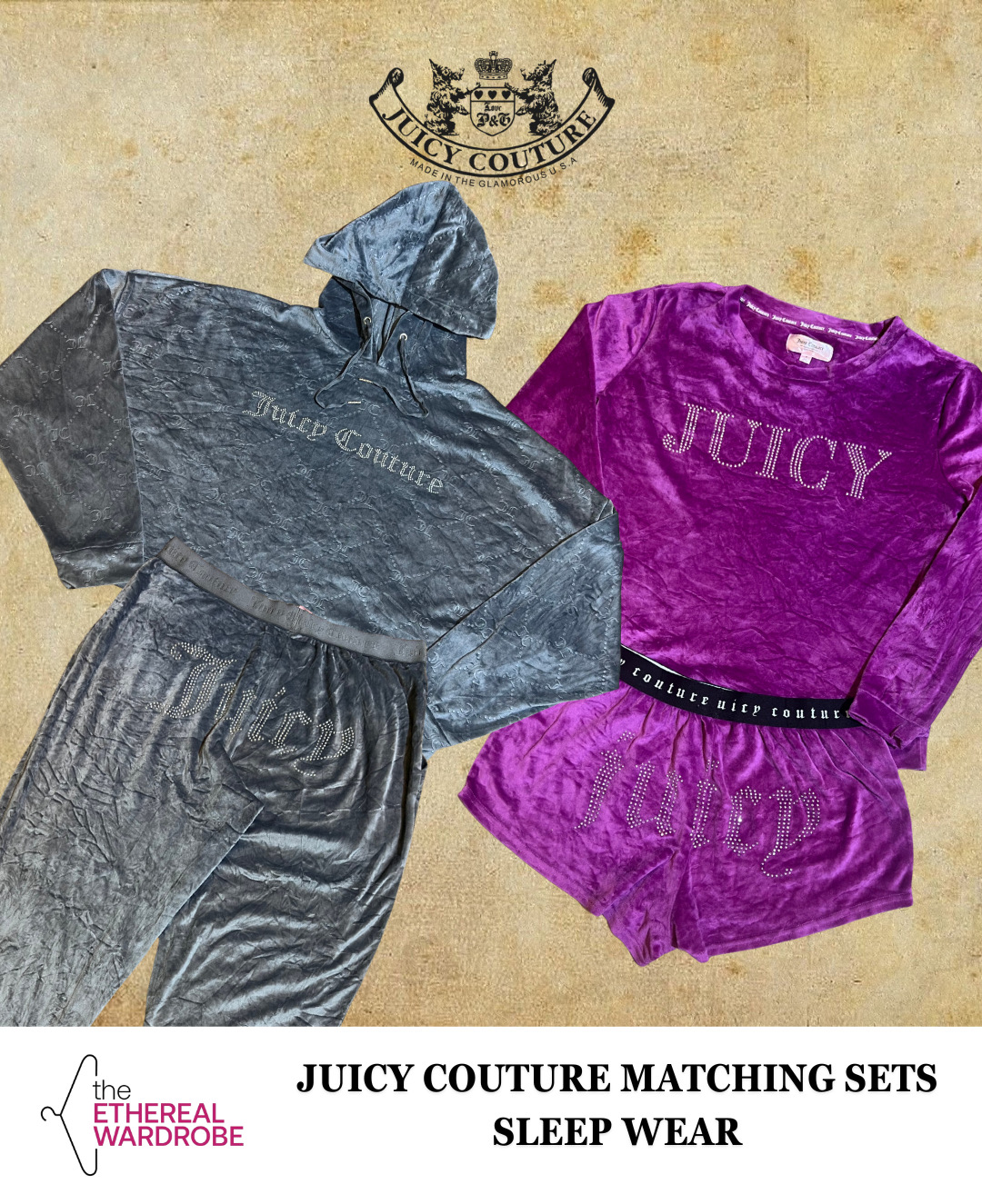 Ensembles assortis Juicy Couture (vêtements de nuit) 10set