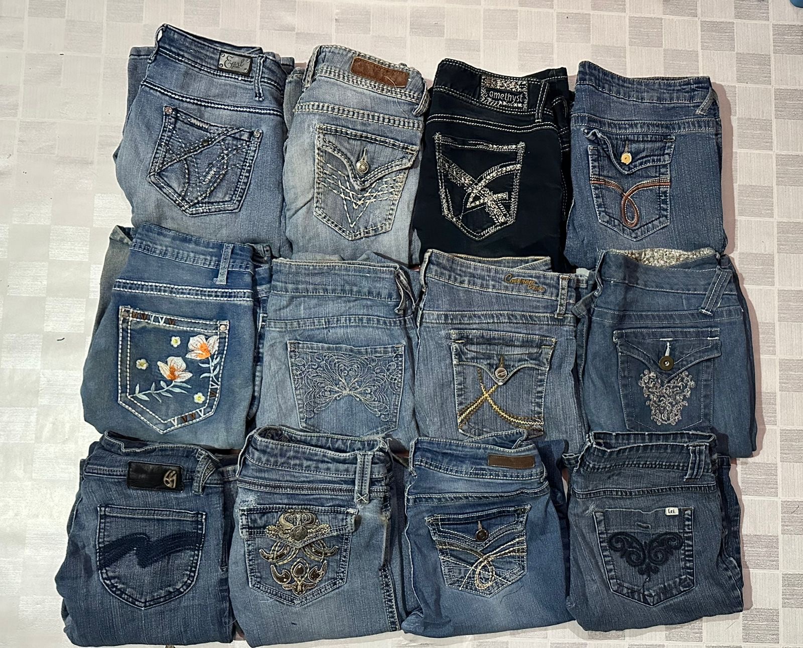 VIGOSS UND ANDERE MIX-MARKEN JEANS (ID 1404)