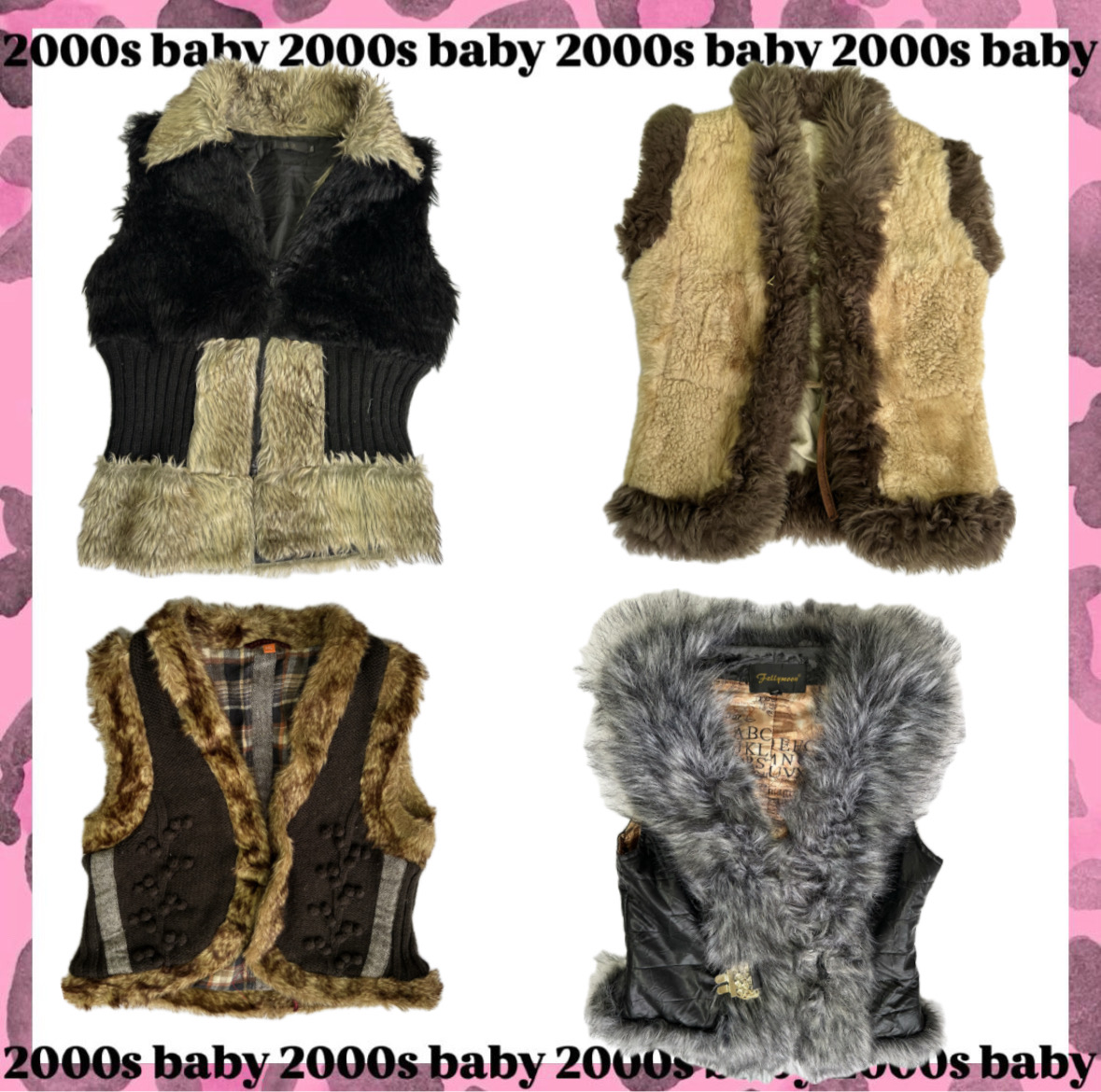 Y2k bratz core furr gilets-072