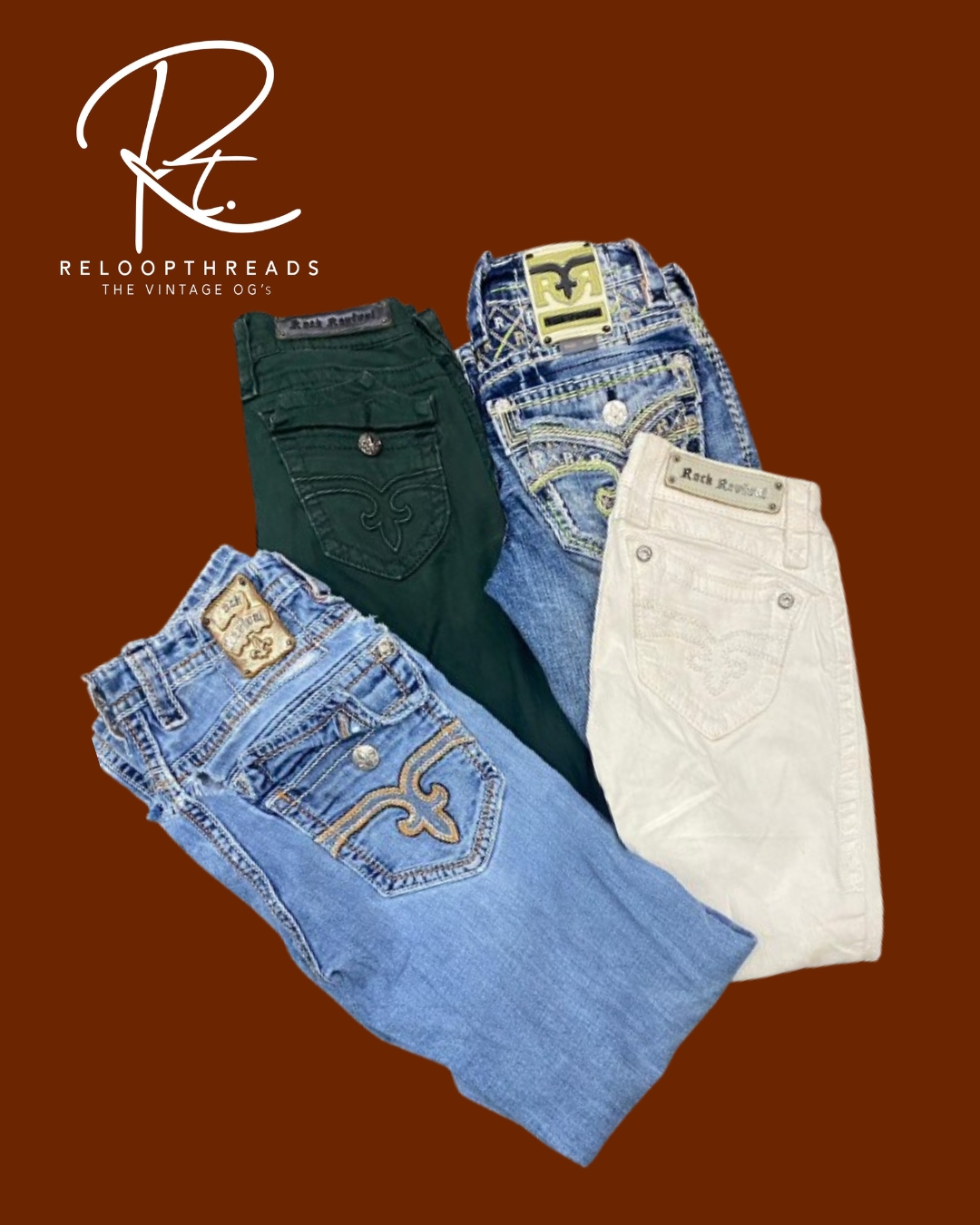 RT 1214 Rock Revival Mix Jeans