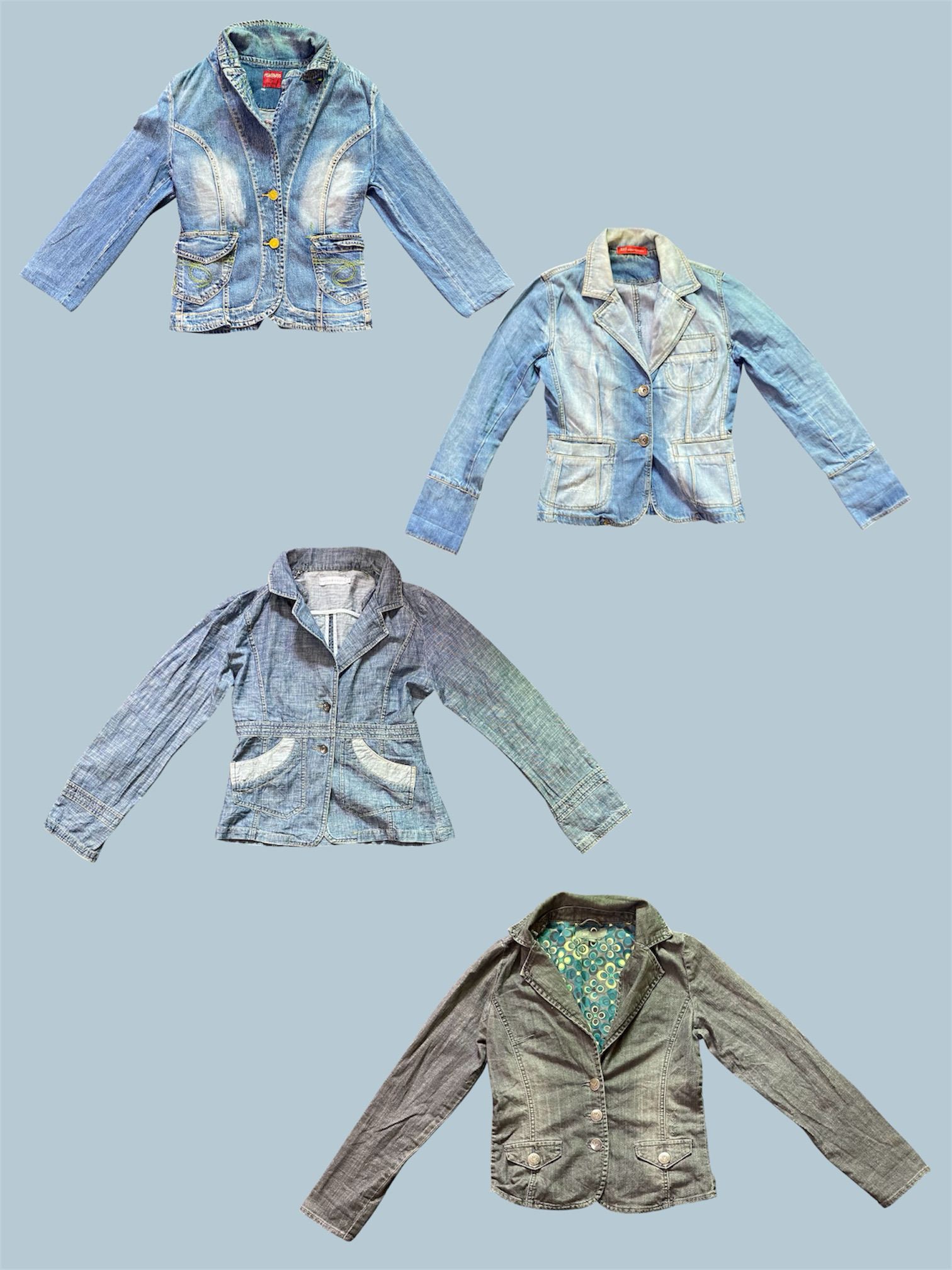 Retro Revival: Y2K Denim Collection(TS:1069)