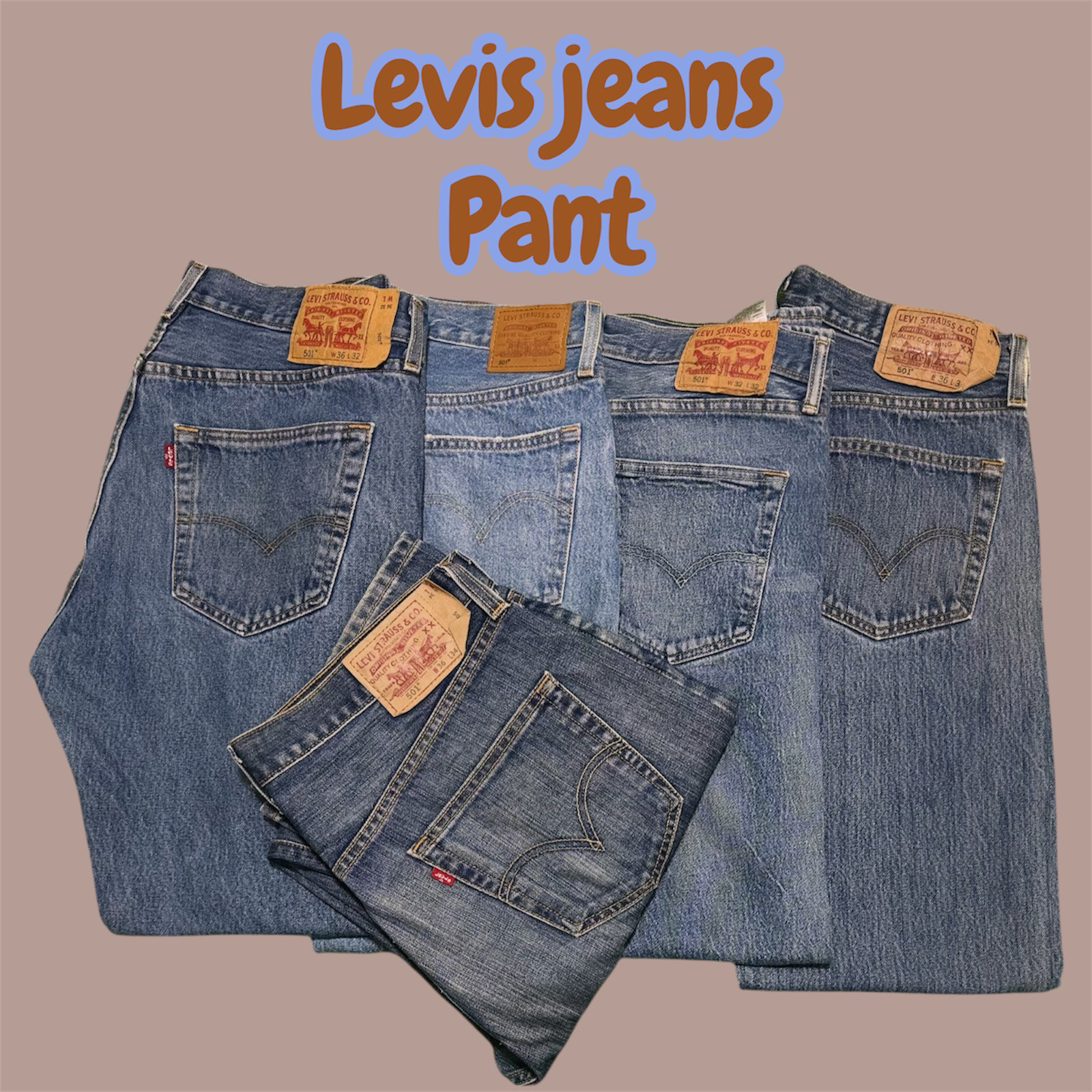 Branded Levies Pant Mix-Code