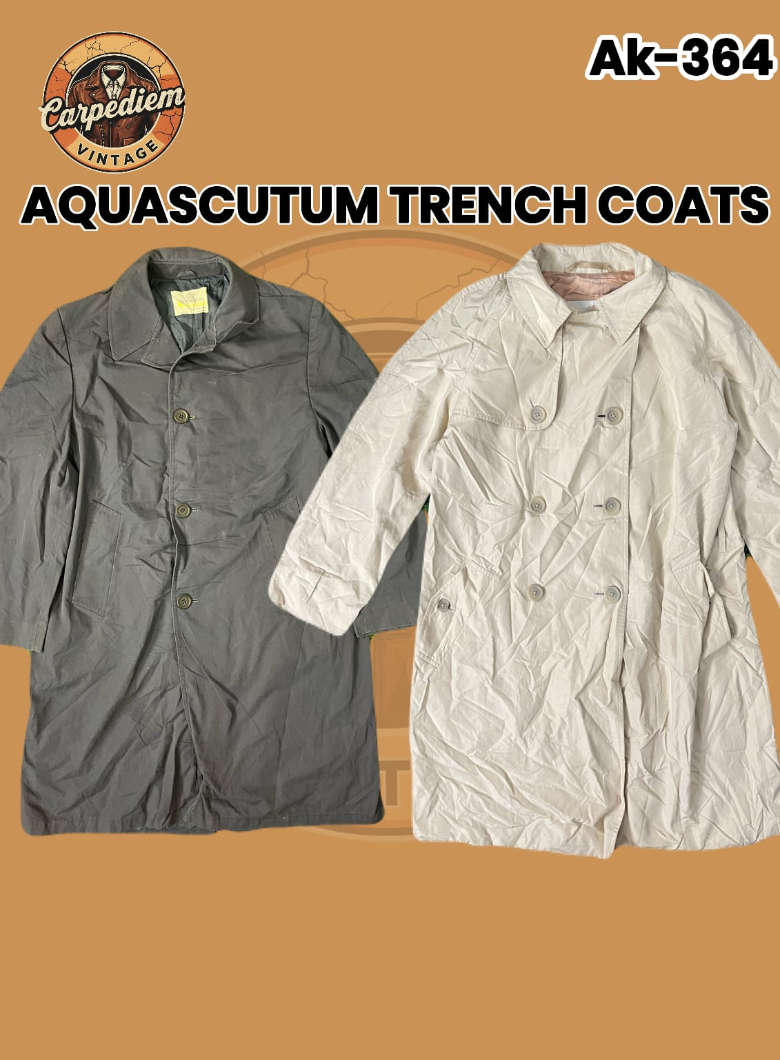 Aquascutum トレンチコート Ak-364