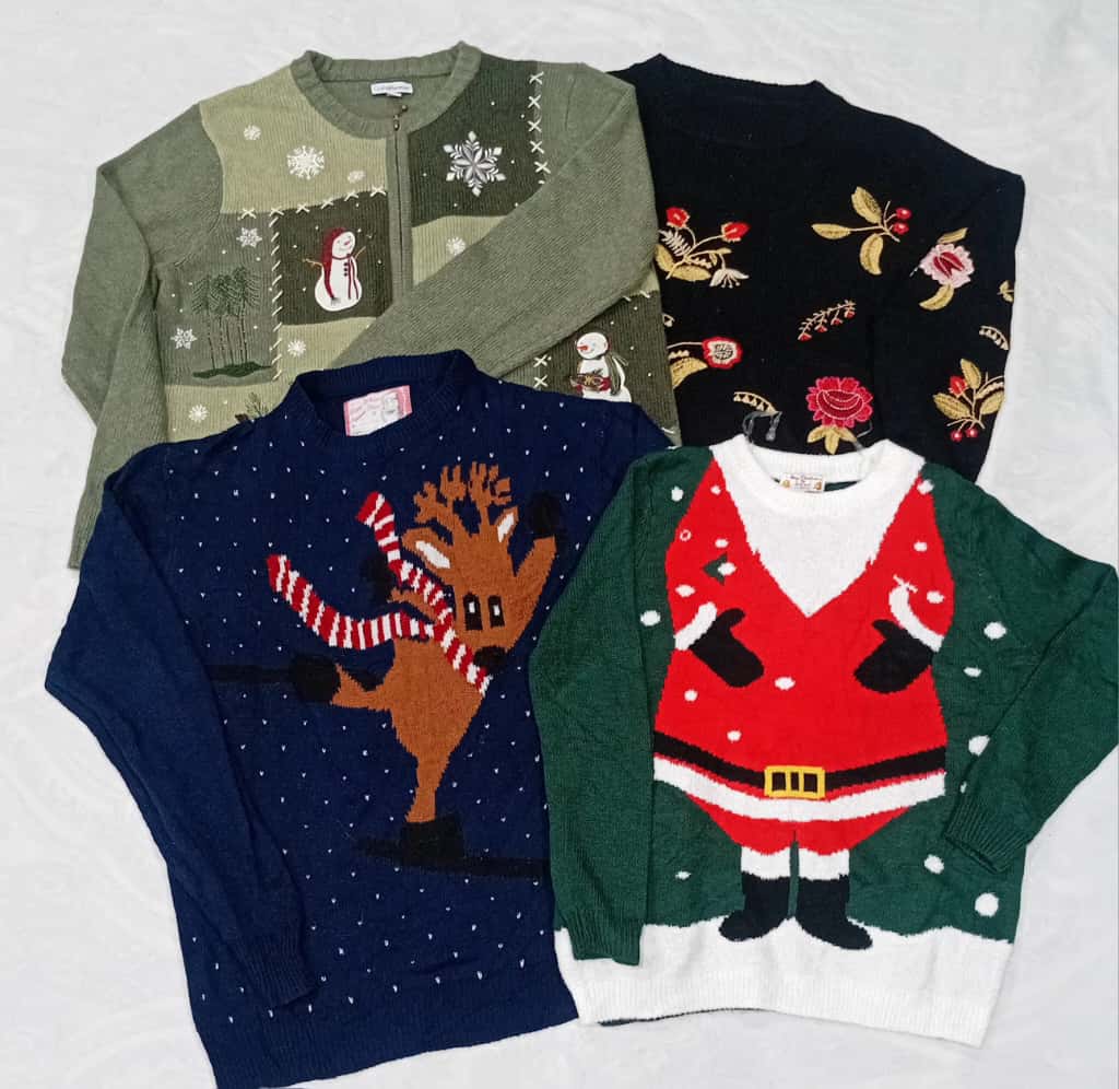 IQ0892 Y2K Pulls de Noël Rétro Rêves