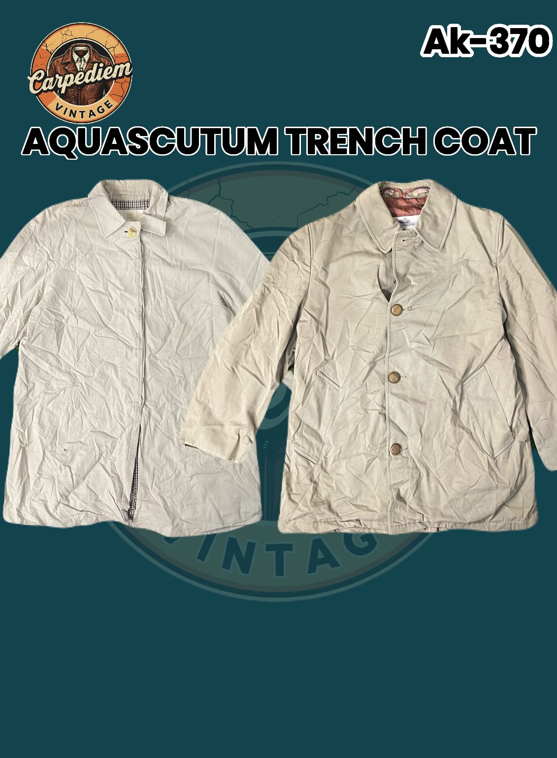 Aquascutum トレンチコート Ak-370