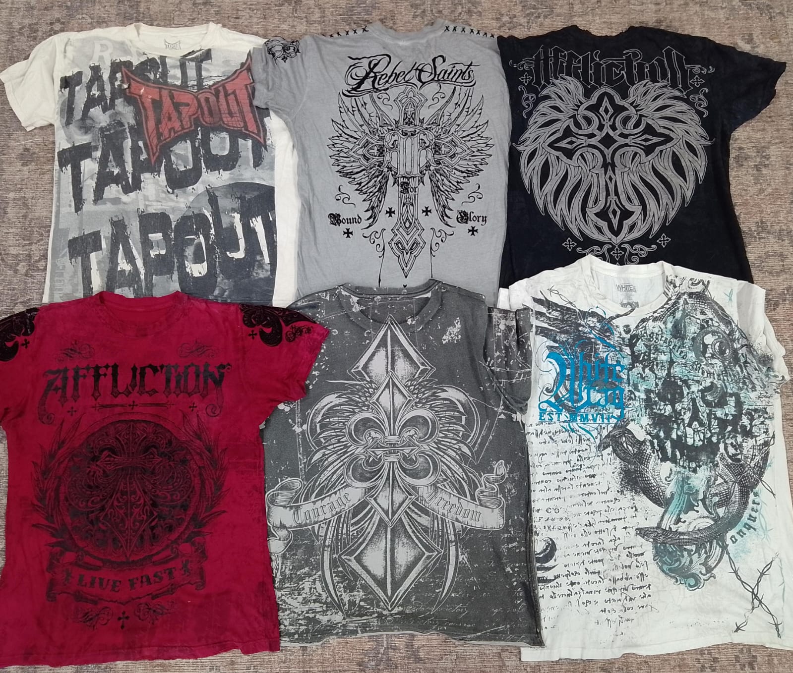 CR5313 ヴィンテージレトロ スカル ストリートウェア Tシャツ