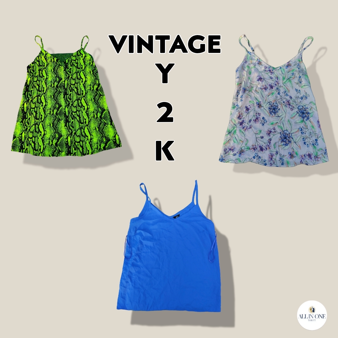 107 | ヴィンテージ Y2K カミス プリント