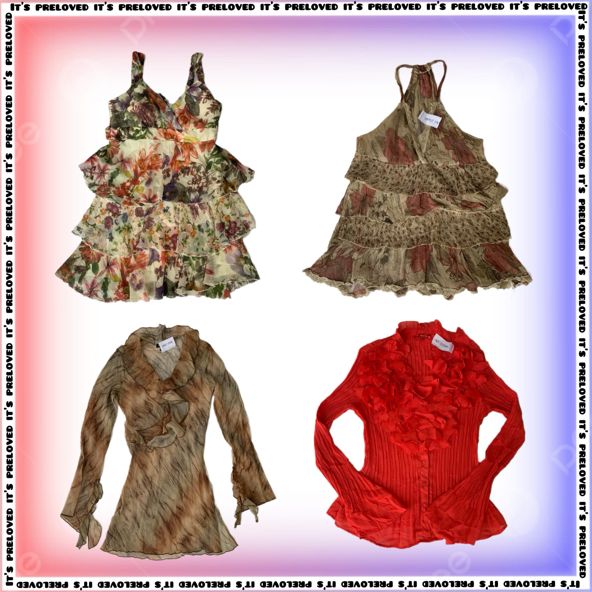 Ruffles Layers & Drama - tops e vestidos (SS-1361)